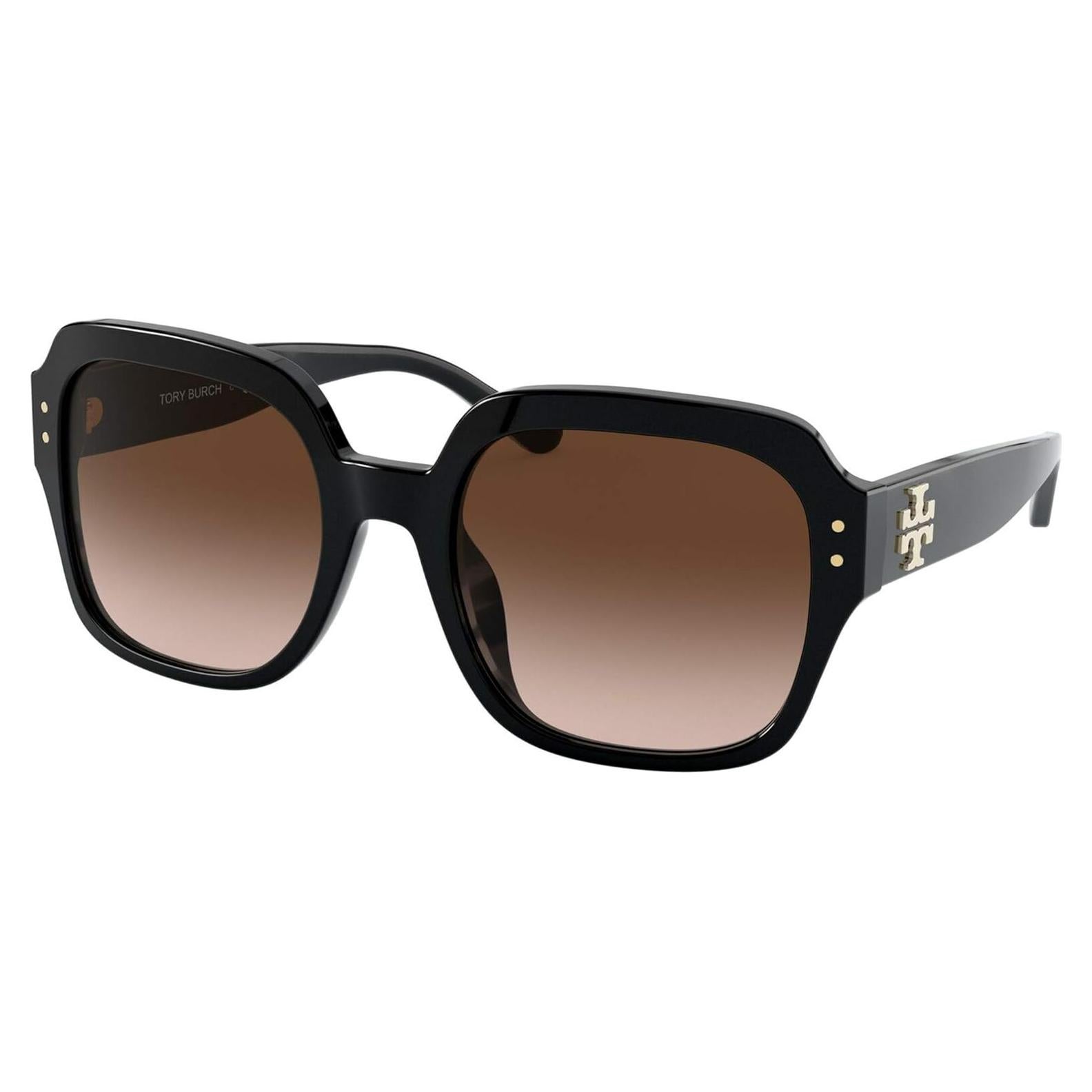 Gafas de Sol Cuadradas Tory Burch TY7143U 56mm Negro Marrón