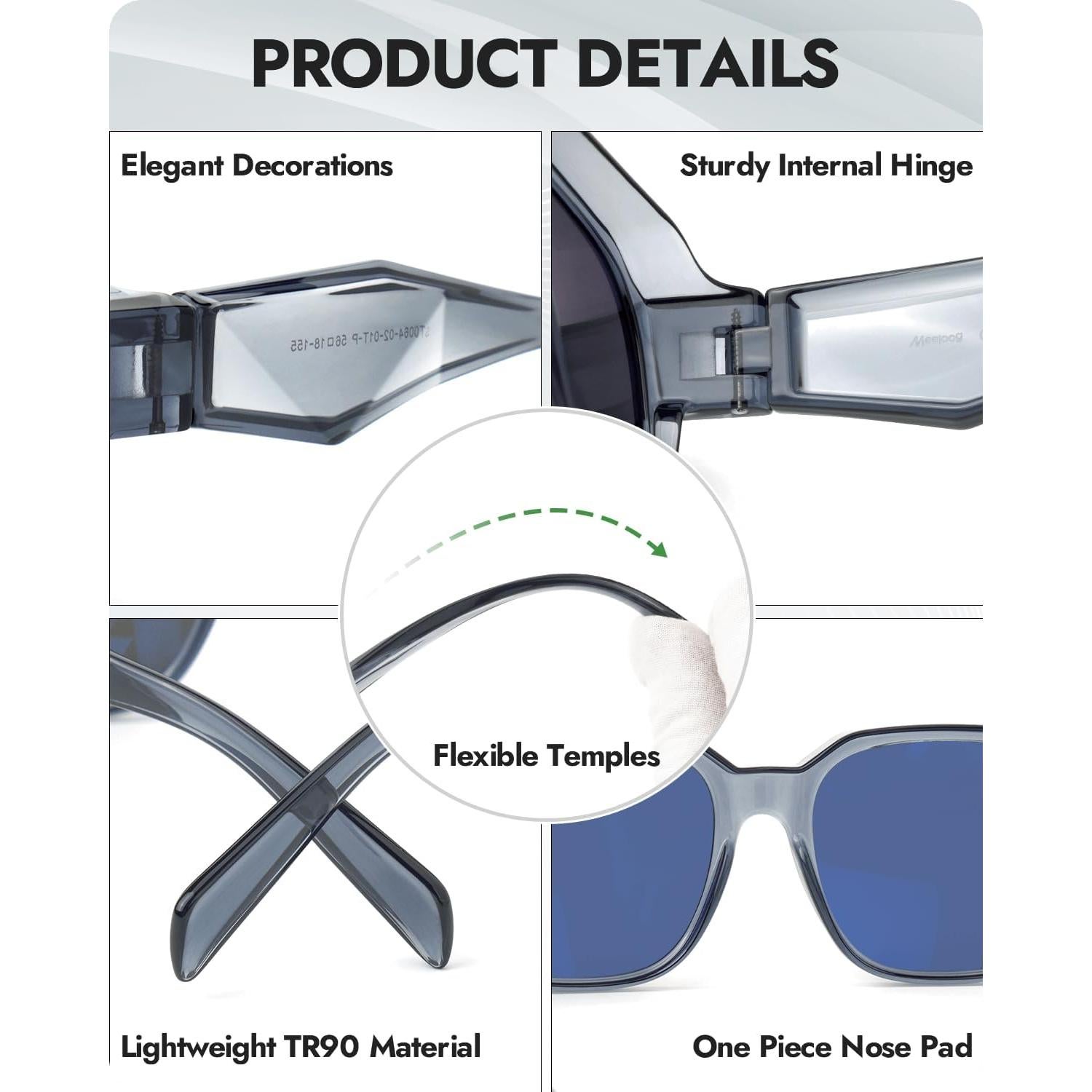 Gafas de Sol Polarizadas Meeloog MST0064 UV400 para Mujeres