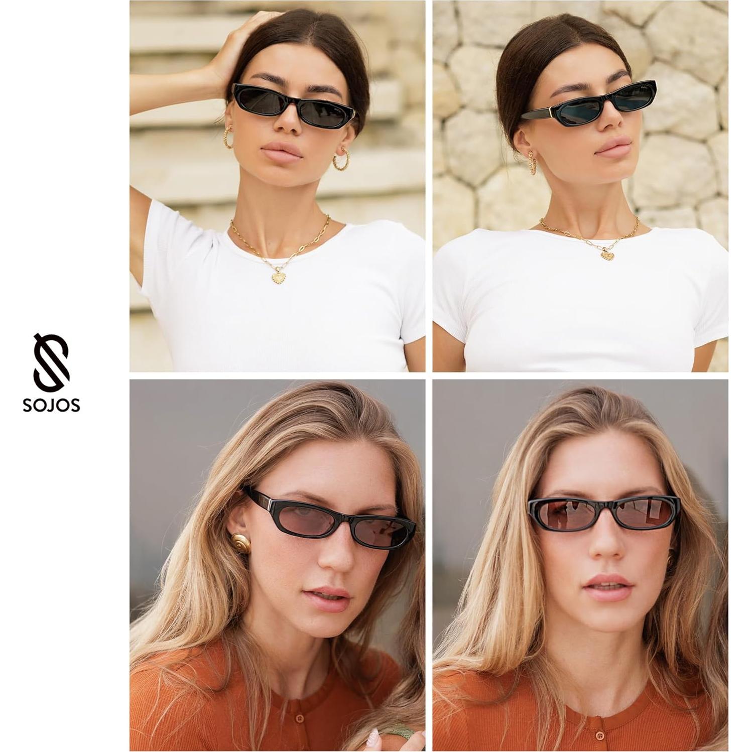 Gafas de sol polarizadas retro SOJOS SJ2363 unisex