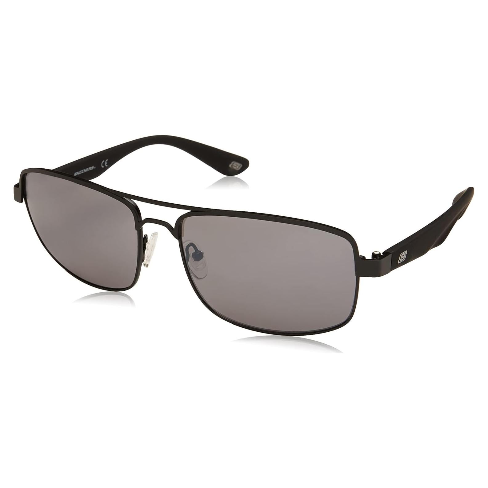Gafas de sol Aviador Skechers para hombres, Negro, 59 mm
