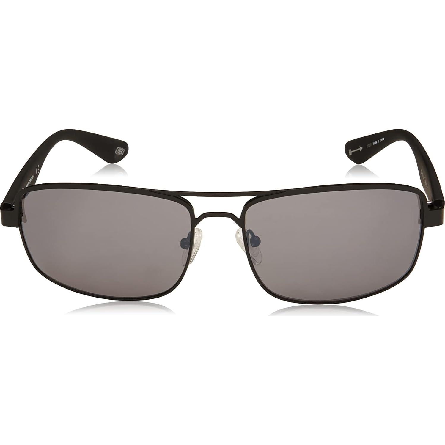 Gafas de sol Aviador Skechers para hombres, Negro, 59 mm