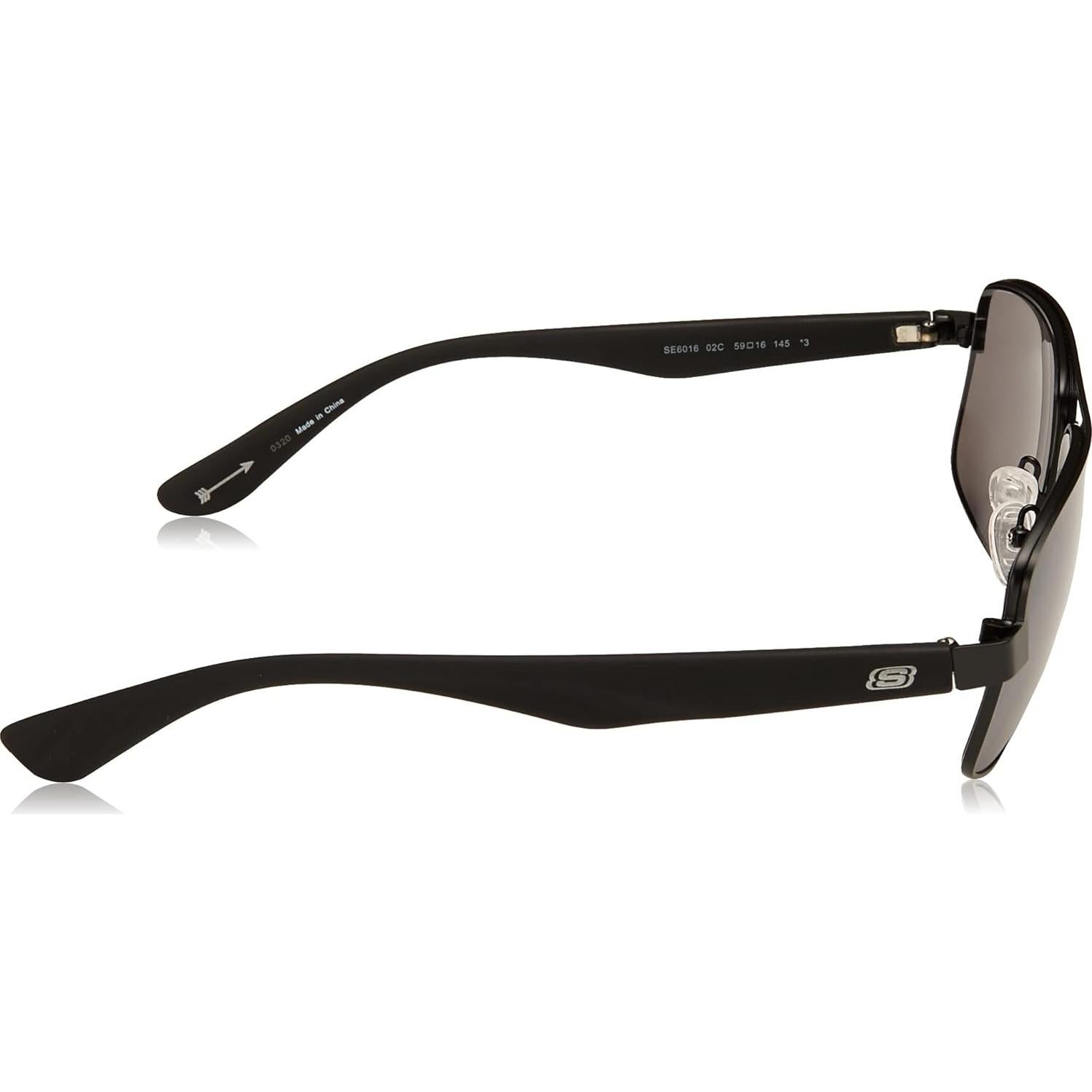 Gafas de sol Aviador Skechers para hombres, Negro, 59 mm