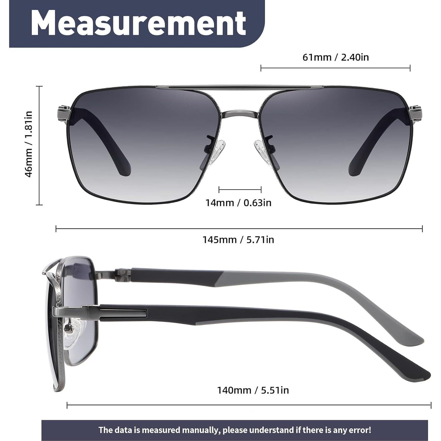 Gafas de sol polarizadas UV400 KIOYTLIK aviador unisex