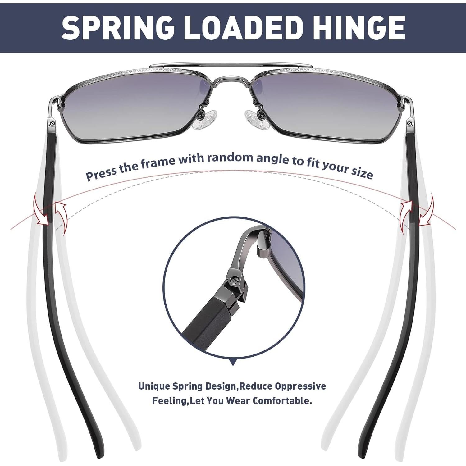 Gafas de sol polarizadas UV400 KIOYTLIK aviador unisex