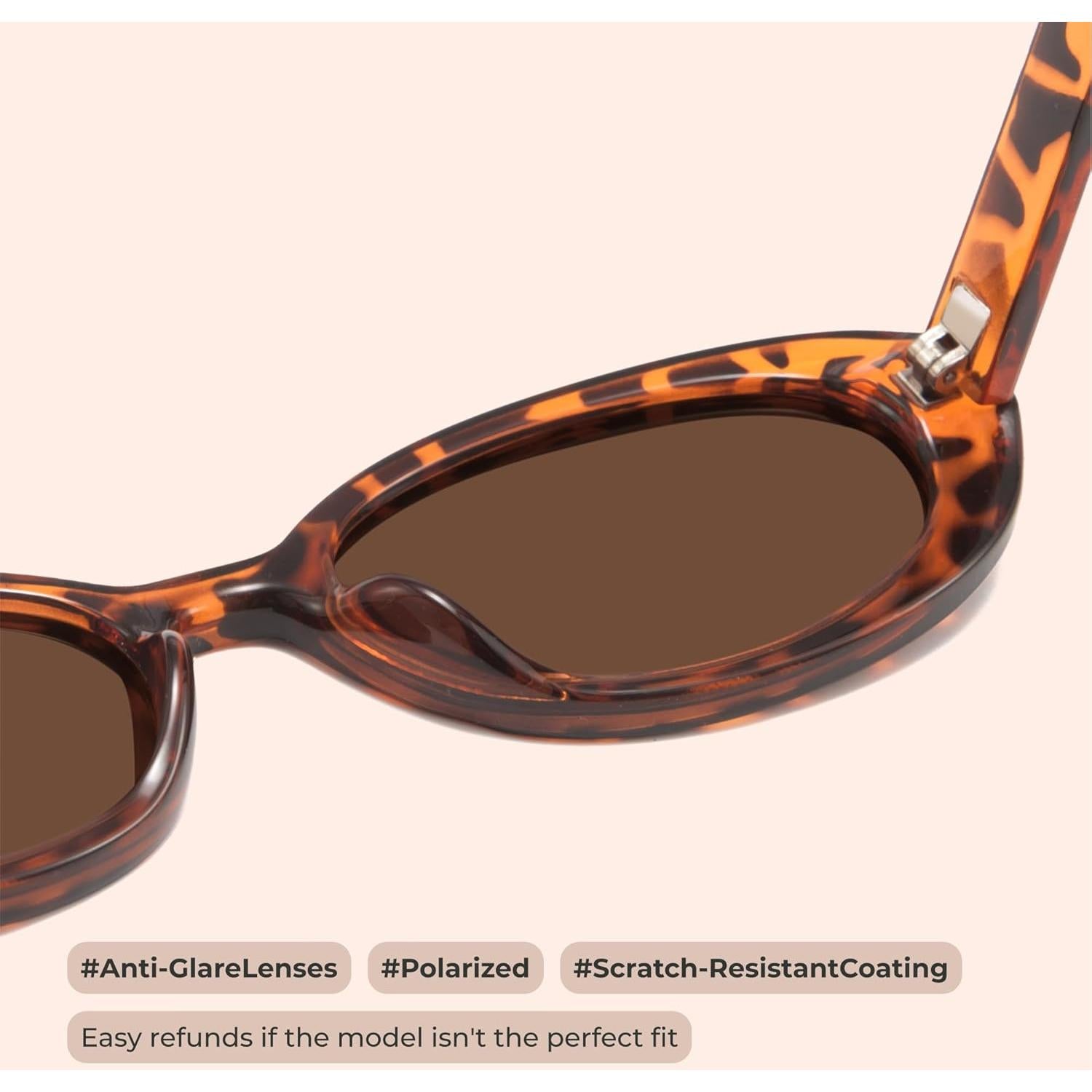 Gafas de Sol Ovaladas Miyya Polarizadas UV400 Unisex 2025