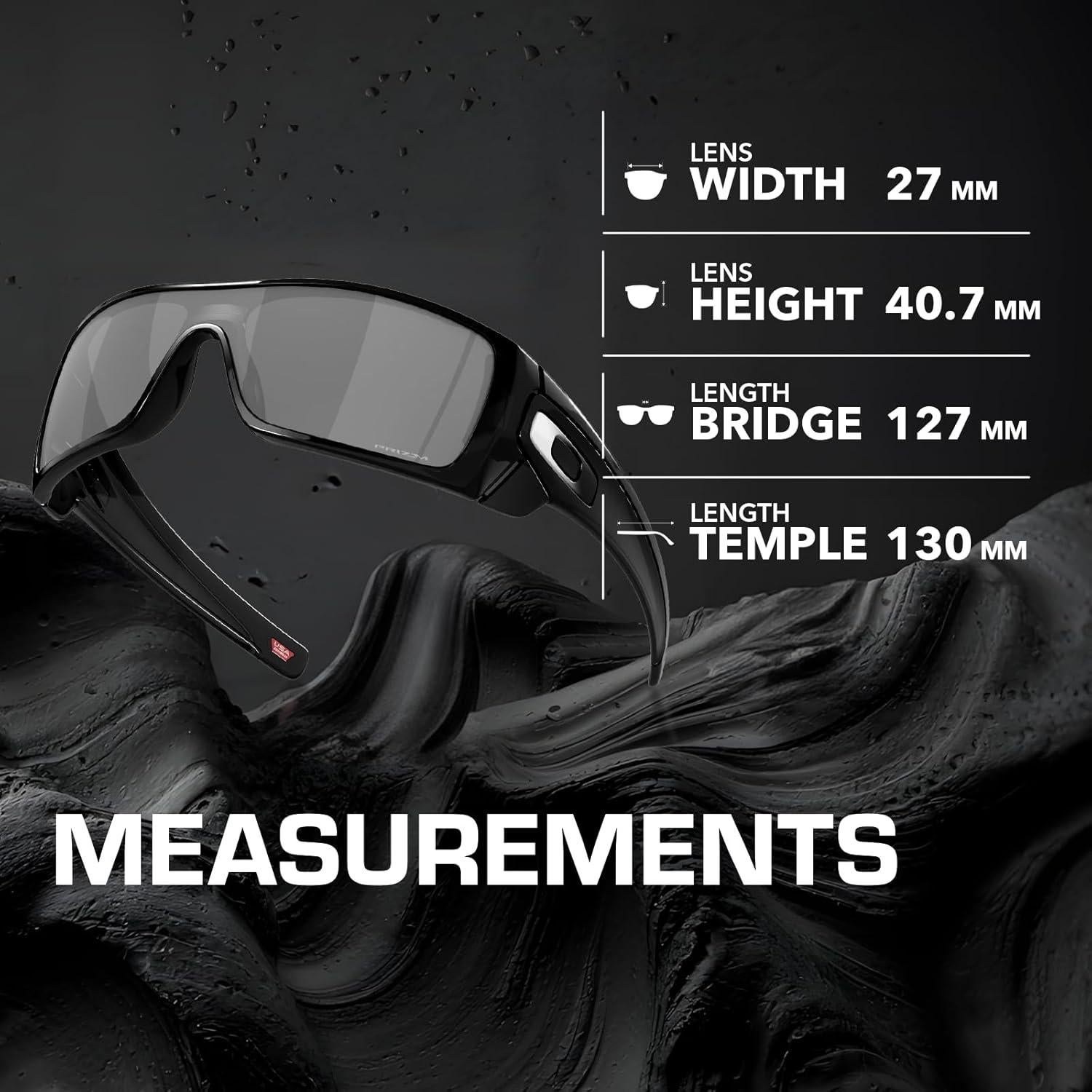 Gafas de Sol Oakley Batwolf OO9101 con Lentes Prizm Negro