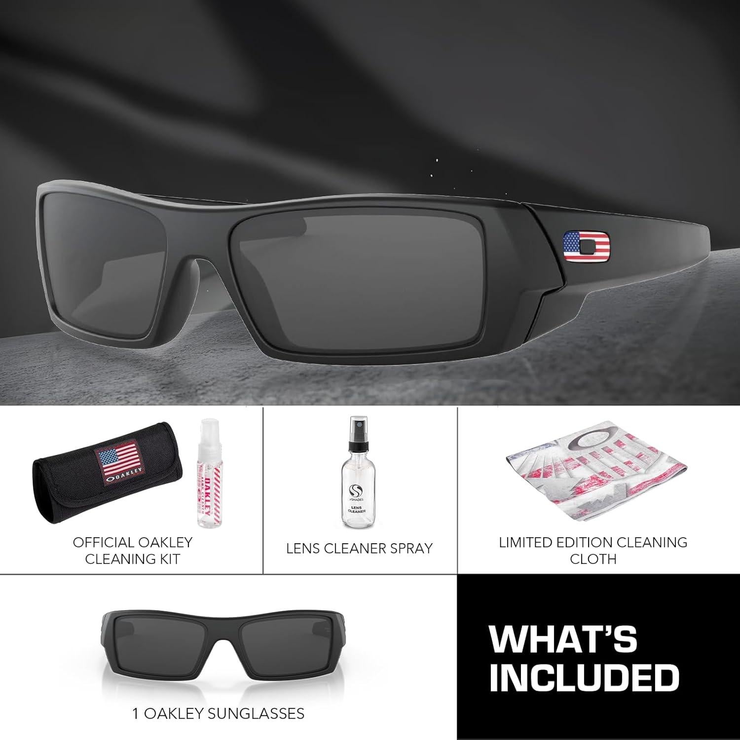 Gafas de Sol Oakley Gascan OO9014 Marco Negro Mate Lentes Grises