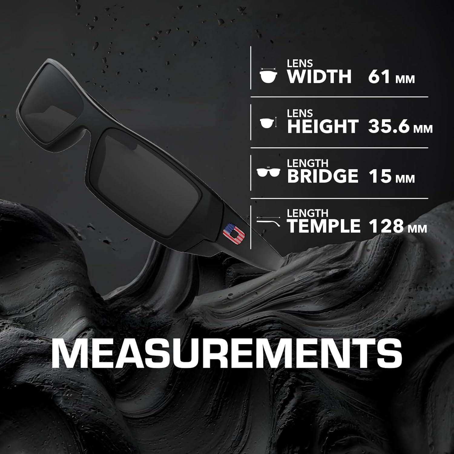 Gafas de Sol Oakley Gascan OO9014 Marco Negro Mate Lentes Grises