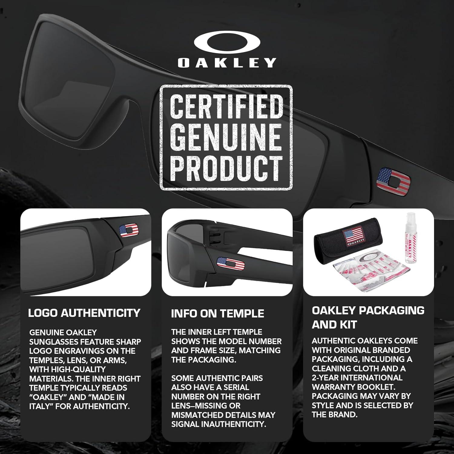 Gafas de Sol Oakley Gascan OO9014 Marco Negro Mate Lentes Grises