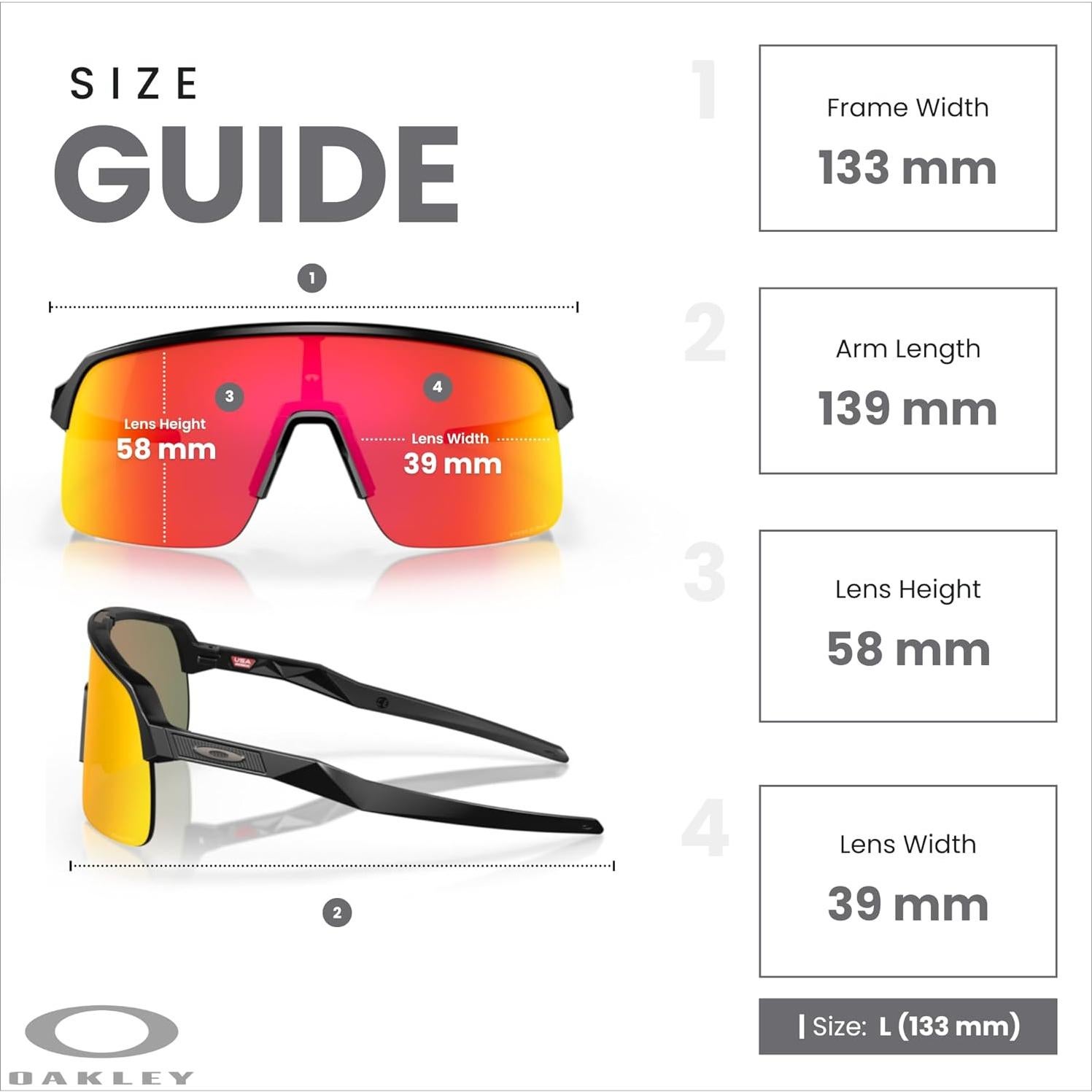 Gafas de sol Oakley Sutro Lite OO9463A para hombres - Negro mate