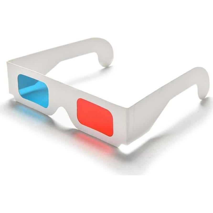 Gafas 3D Plegables de Cartón Sluswallow - 3 Pcs Unisex