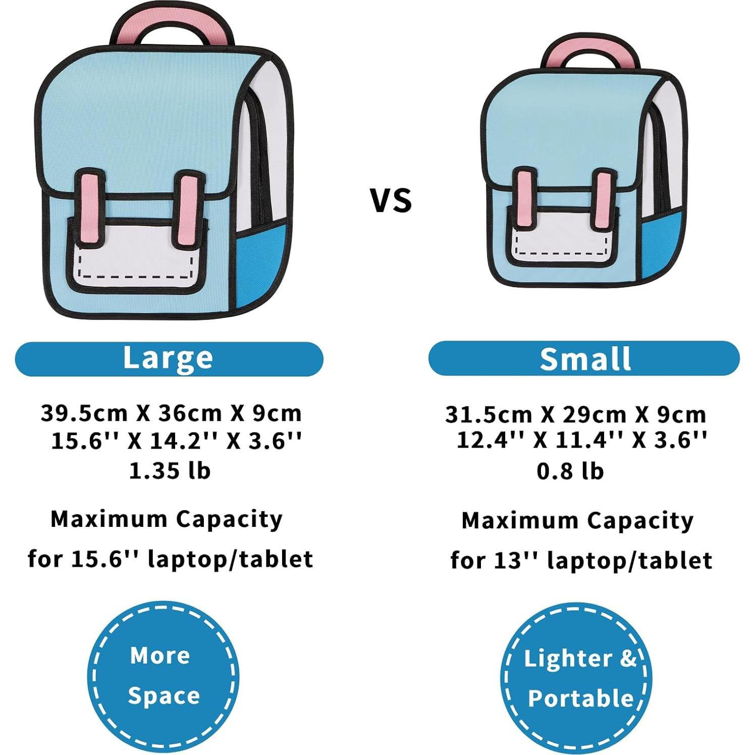 Mochila Kawaii Aobiono Grande 36x9x39.5 cm Estilo Anime