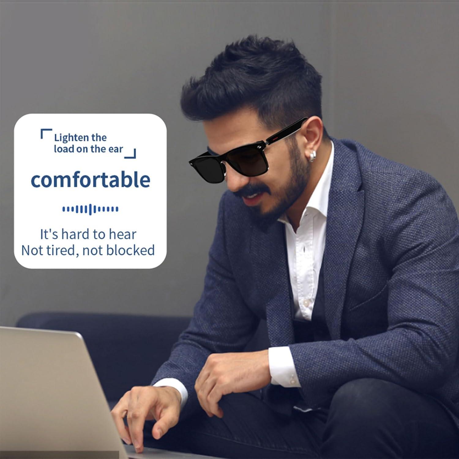 Gafas Inteligentes Rock Necko E13 con Altavoces y Asistente