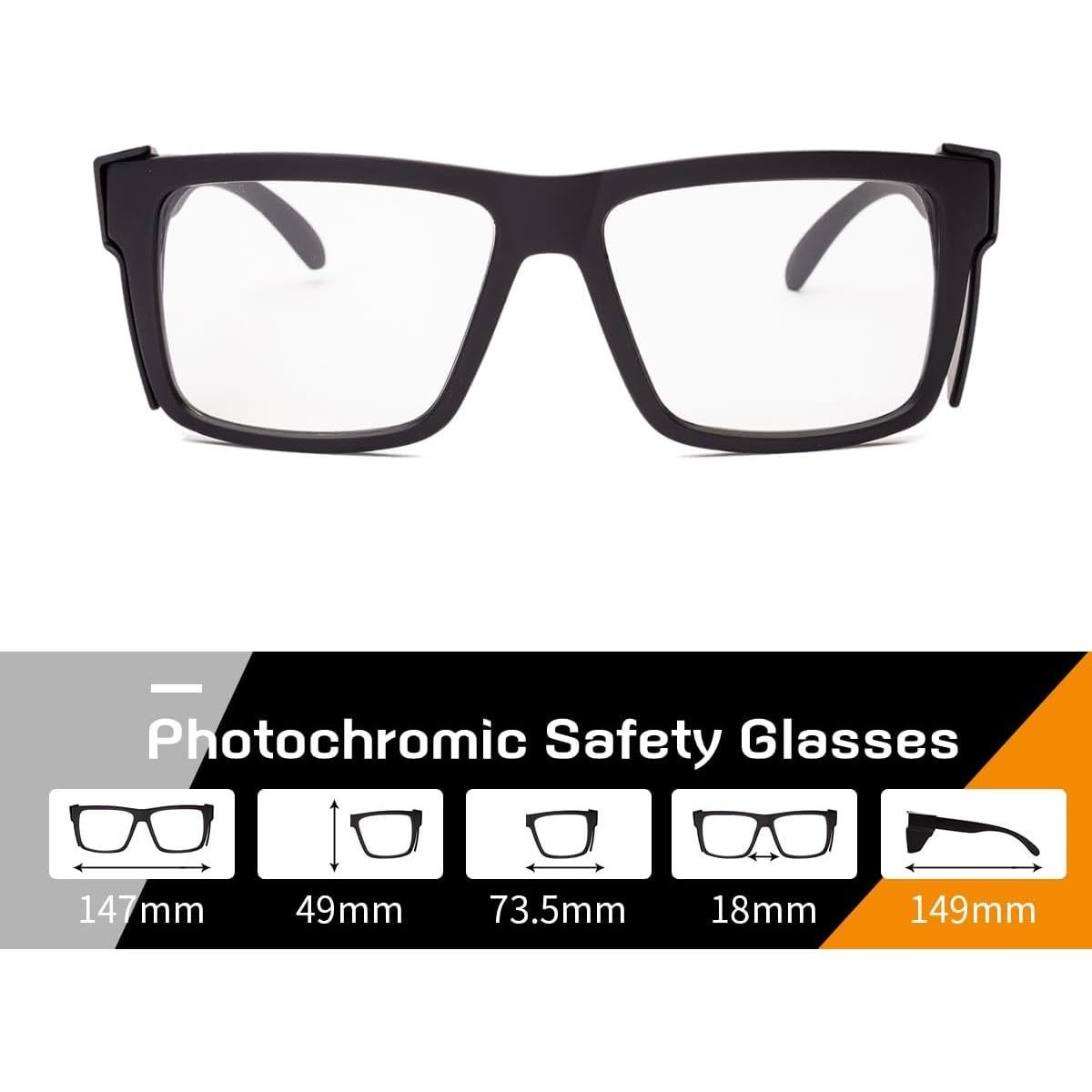 Gafas de Seguridad Fotoquímicas UV400 ANSI Z87.1 - Unisex