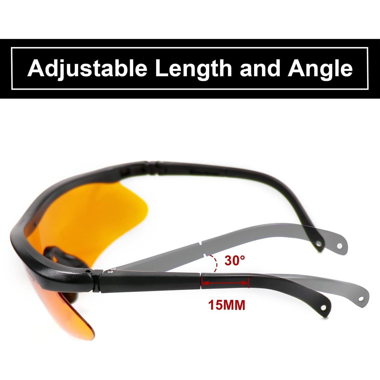 Gafas de Seguridad HUNTPAL con 4 Lentes Intercambiables