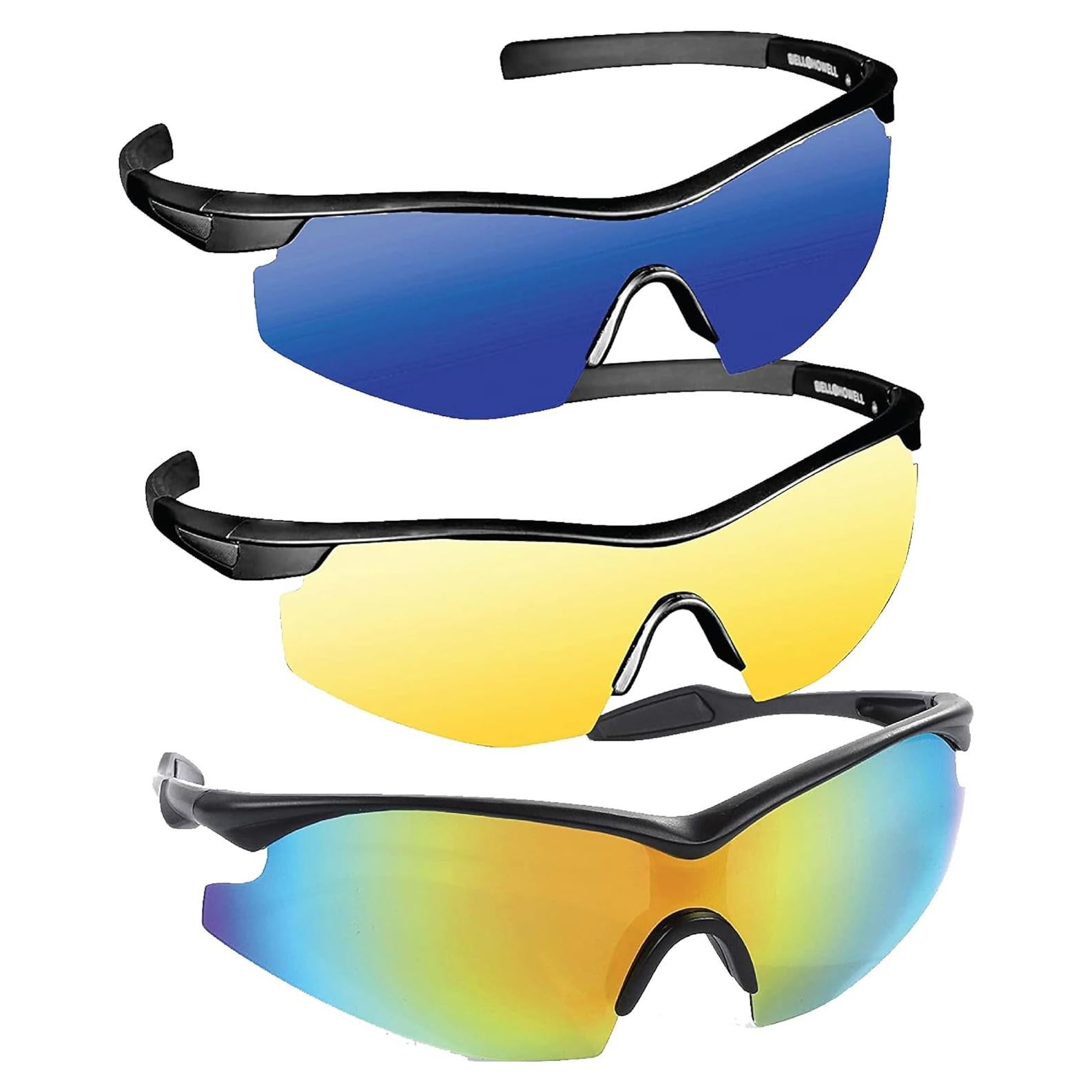 Gafas de Sol Polarizadas TAC Bell+Howell - 3 Pares Unisex