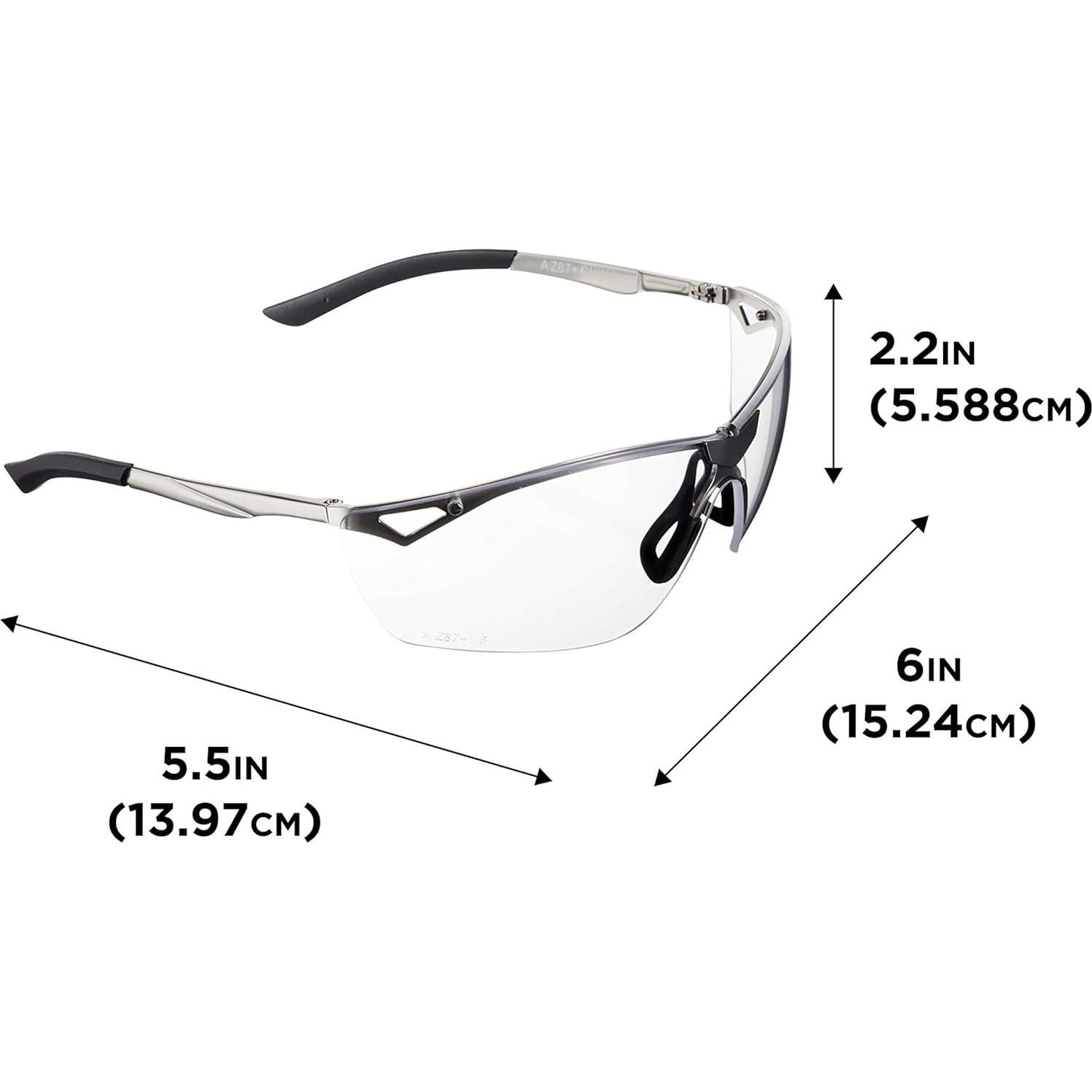 Gafas de Seguridad Allen Trigger, Lentes Claras, ANSI Z87+