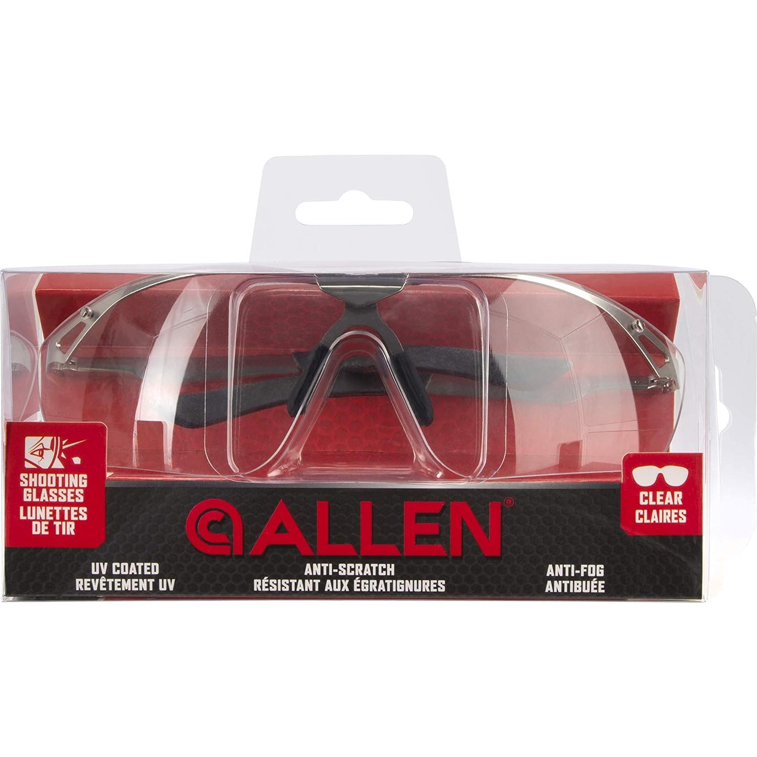 Gafas de Seguridad Allen Trigger, Lentes Claras, ANSI Z87+