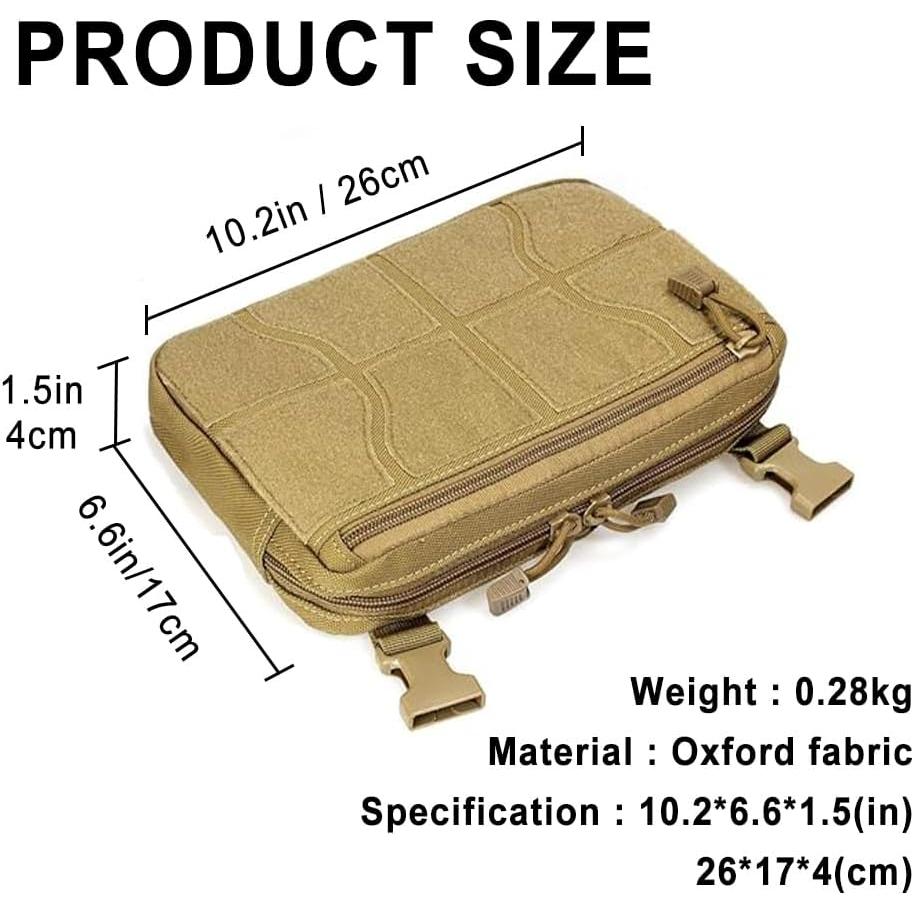 Mochila Táctica de Pecho MiOYOOW Verde 26x17x4cm Resistente