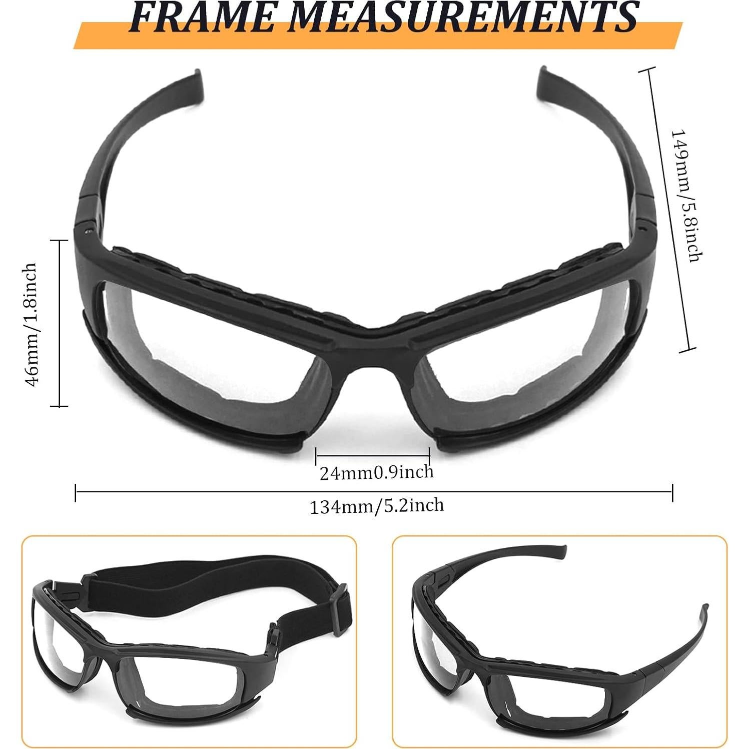 Gafas de Seguridad ALWAYSUV E2249 Antivaho UV400 Resistentes
