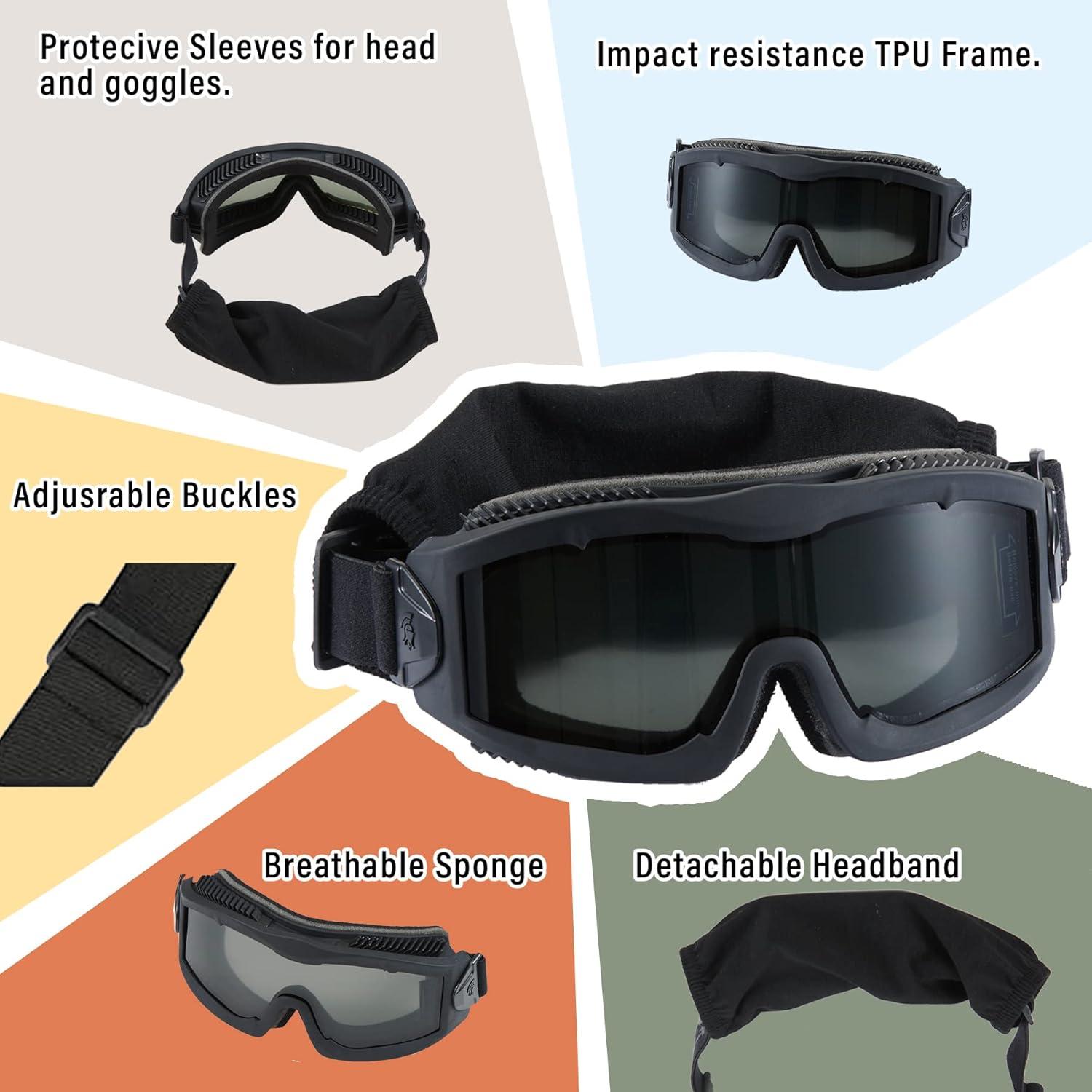 Gafas de Seguridad Tácticas Lancer Tactical AERO Antivaho