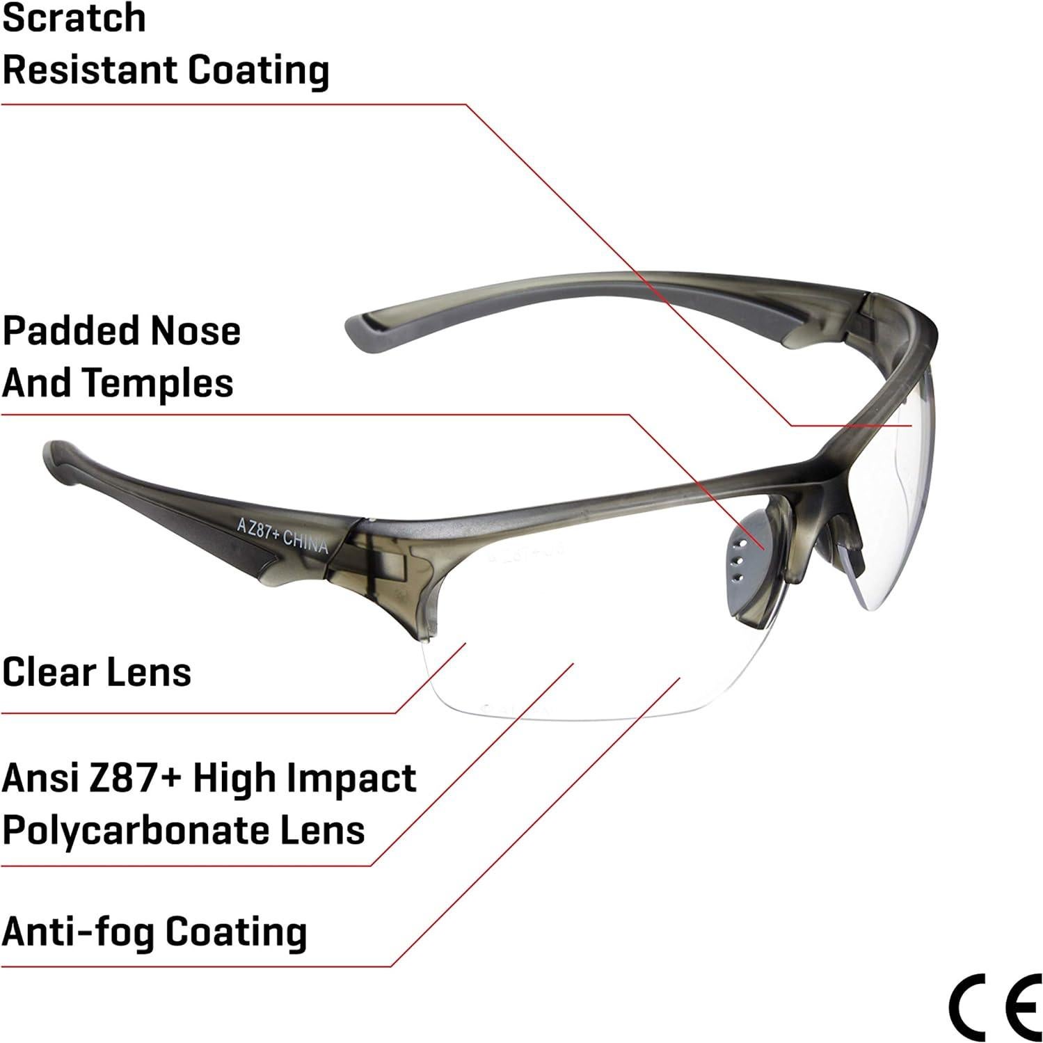 Gafas de Seguridad para Tiro Allen 2383 Lentes Claros ANSI Z87+