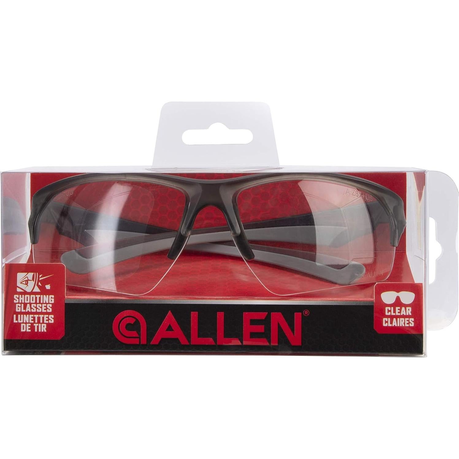 Gafas de Seguridad para Tiro Allen 2383 Lentes Claros ANSI Z87+