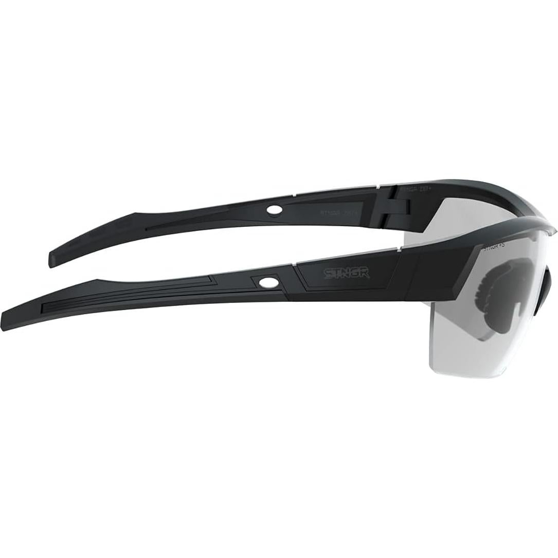 Gafas de sol tácticas STNGR Lo-Drag con lentes ahumados y claros