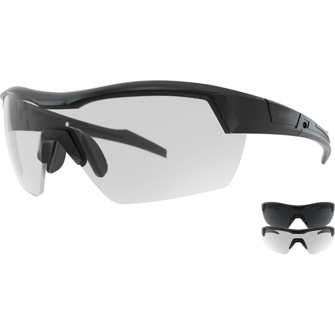 Gafas de sol tácticas STNGR Lo-Drag con lentes ahumados y claros