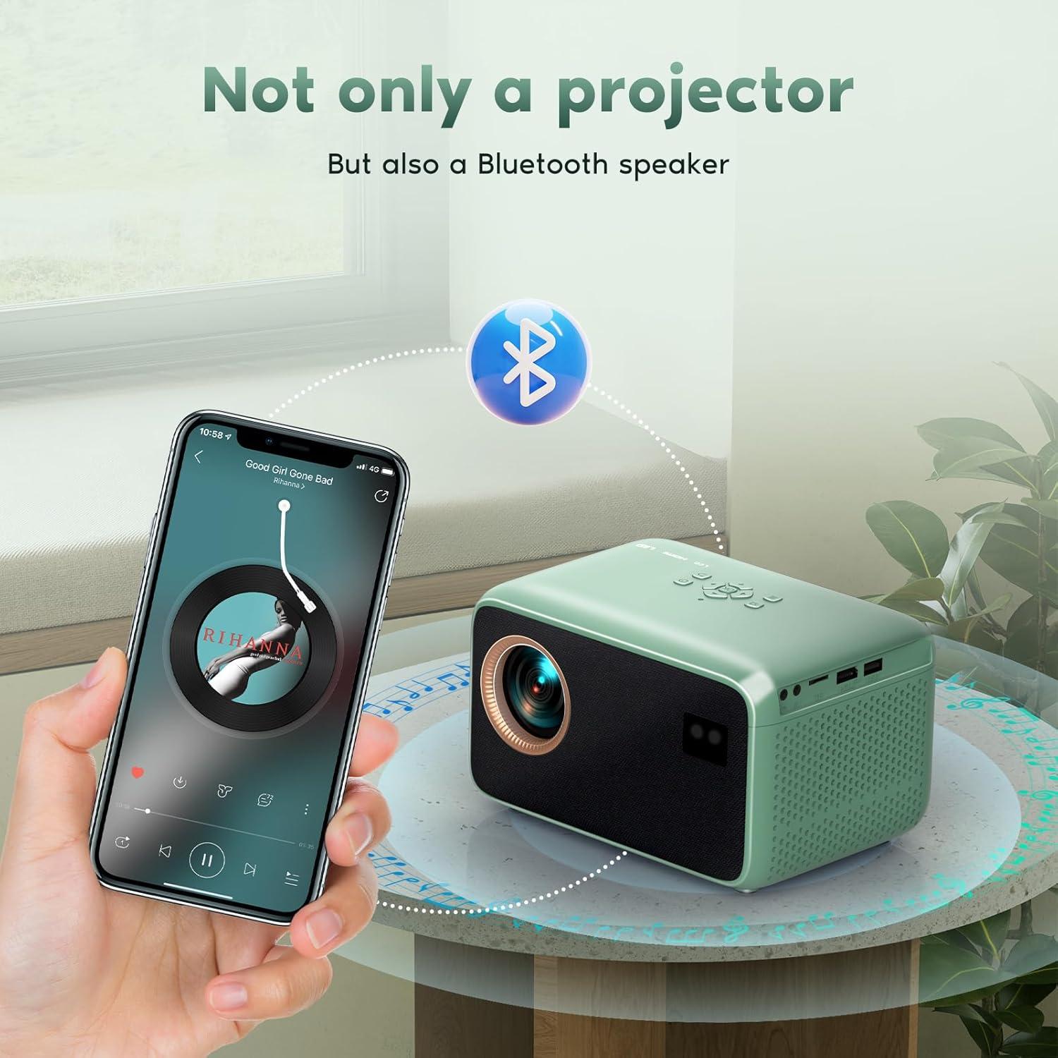Proyector 4K TMY P38 Auto Enfoque WiFi Bluetooth 1.60kg