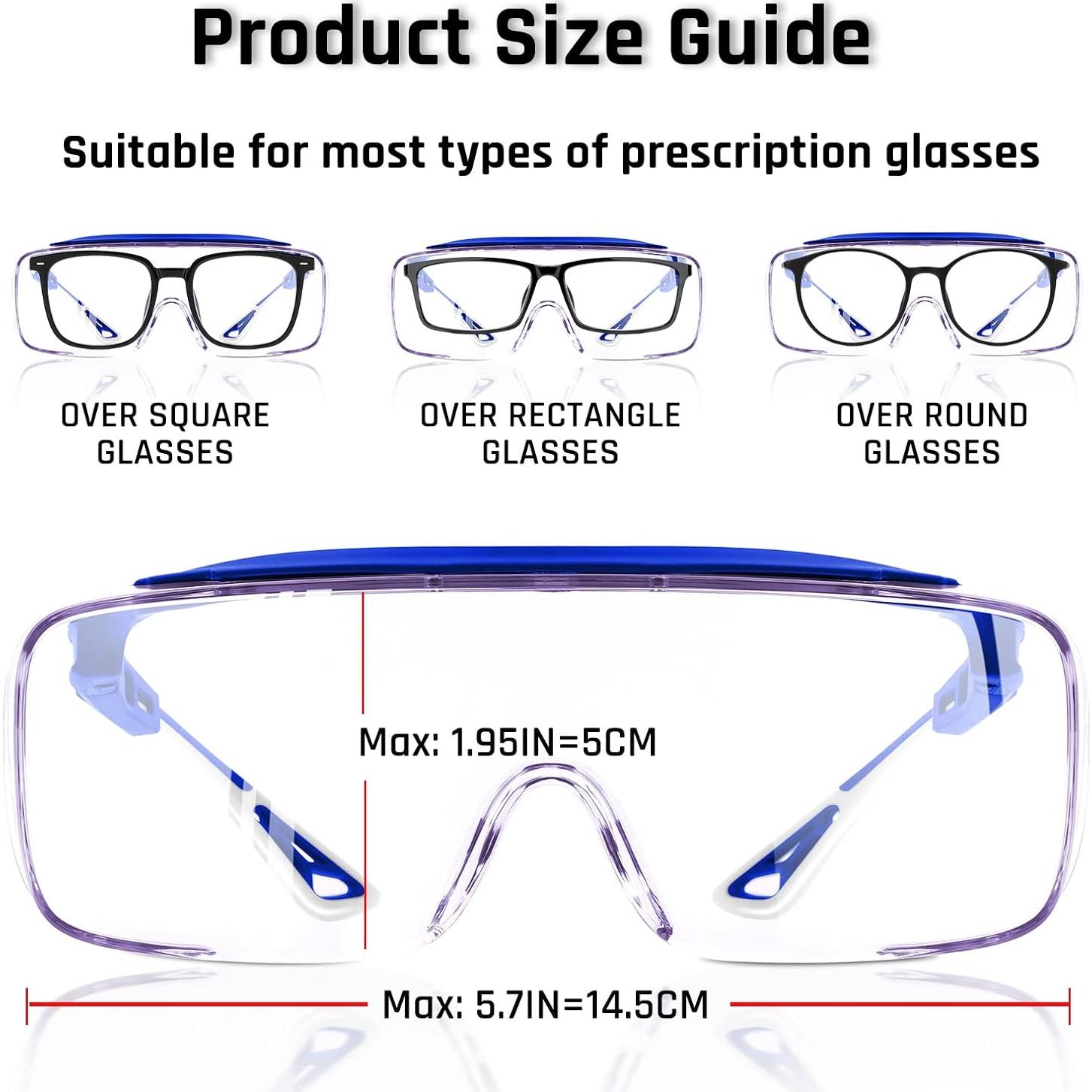Gafas de Seguridad MORK&SUKY Antivaho ANSI Z87 para Prescripción