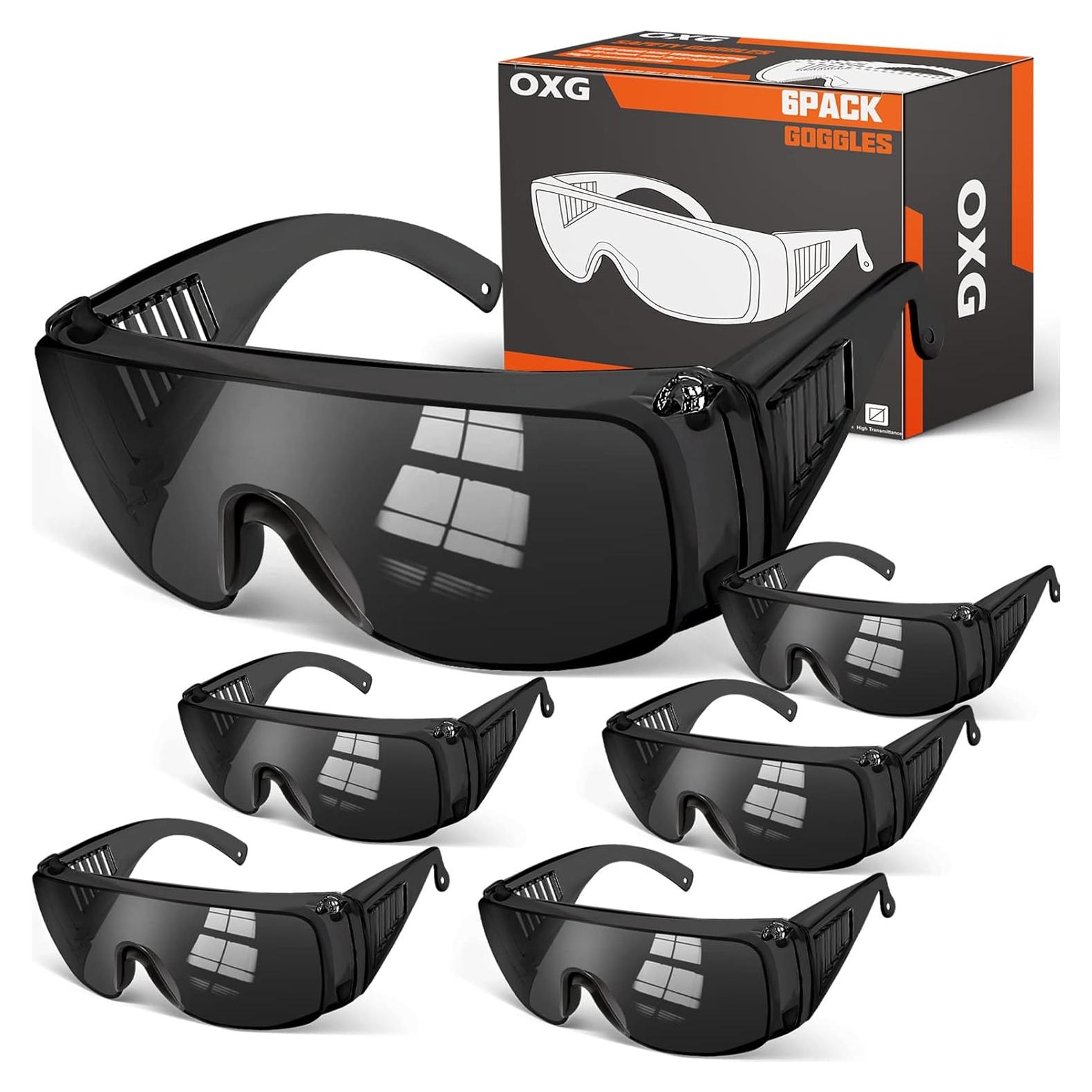 Gafas de Seguridad OXG Anti-Niebla 6 Paquetes Unisex