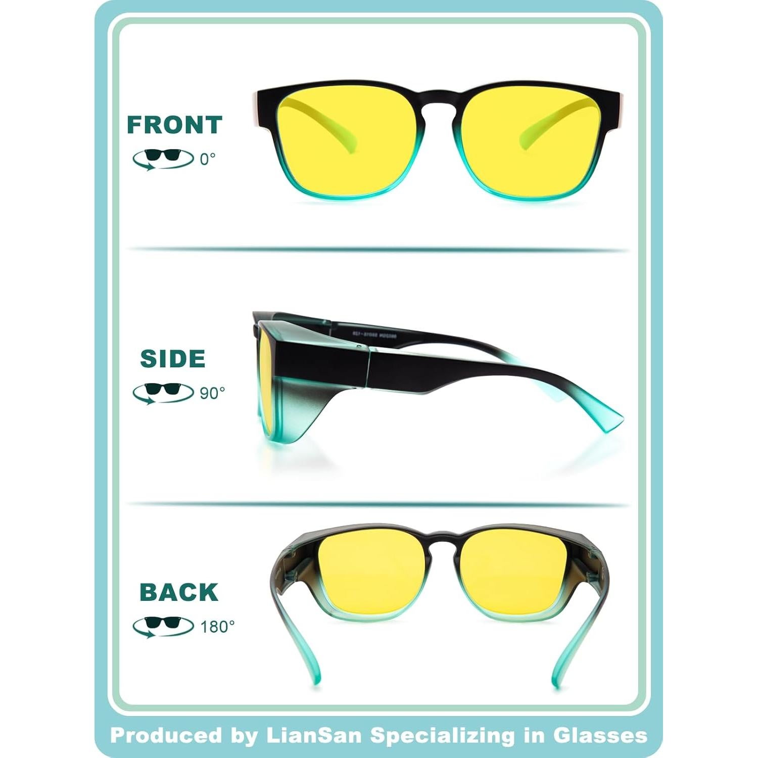 Gafas de Seguridad LianSan UV400 para Hombres y Mujeres