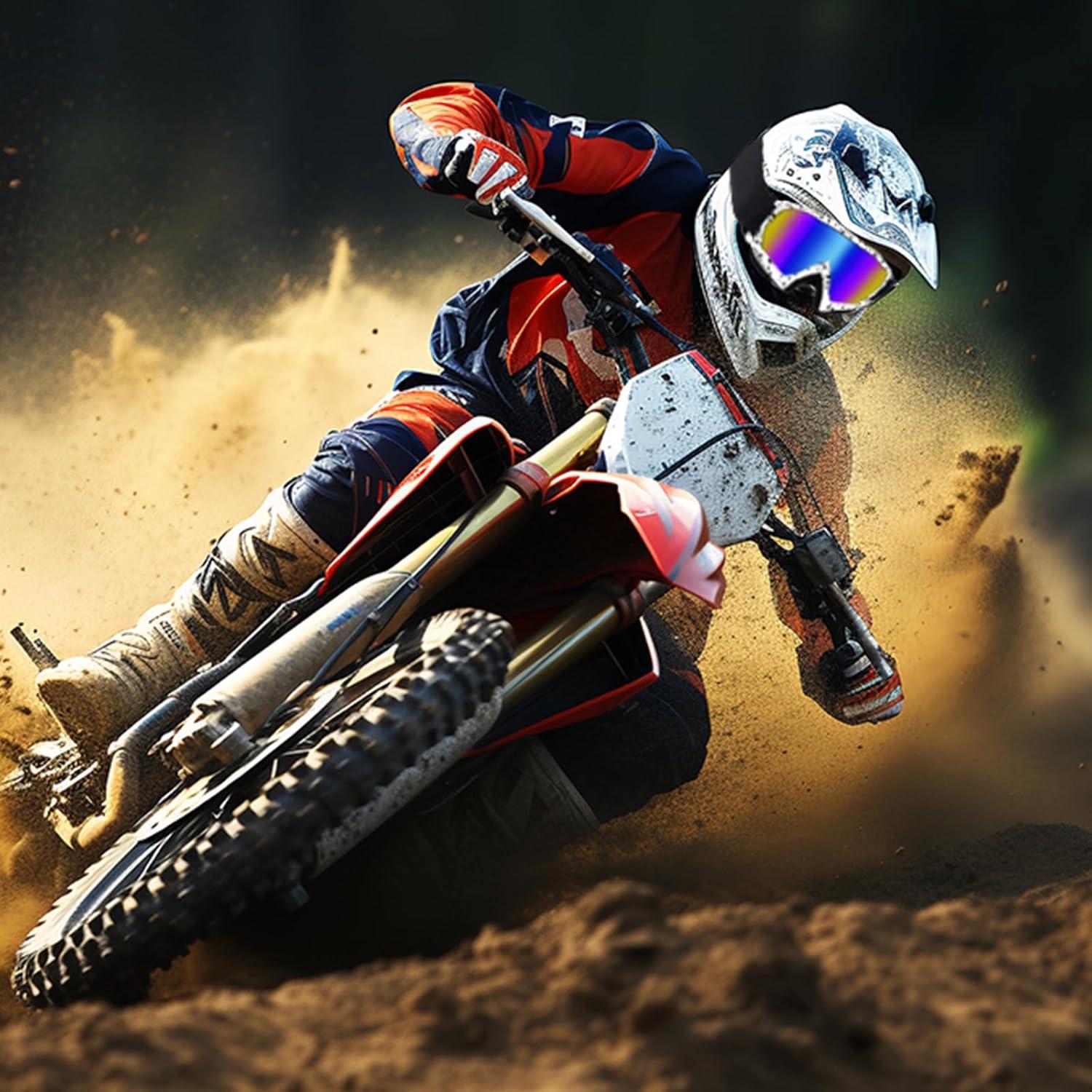 Gafas de Motocross 4-FQ con Protección UV400 y Correa Ajustable