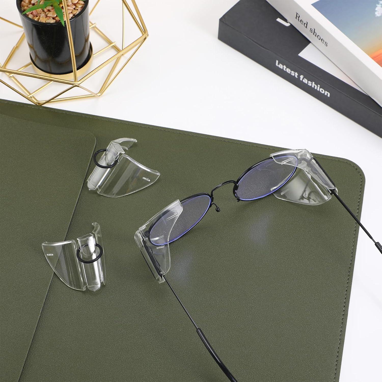 Escudos Laterales de Gafas IMIKEYA - 2 Pares Transparentes