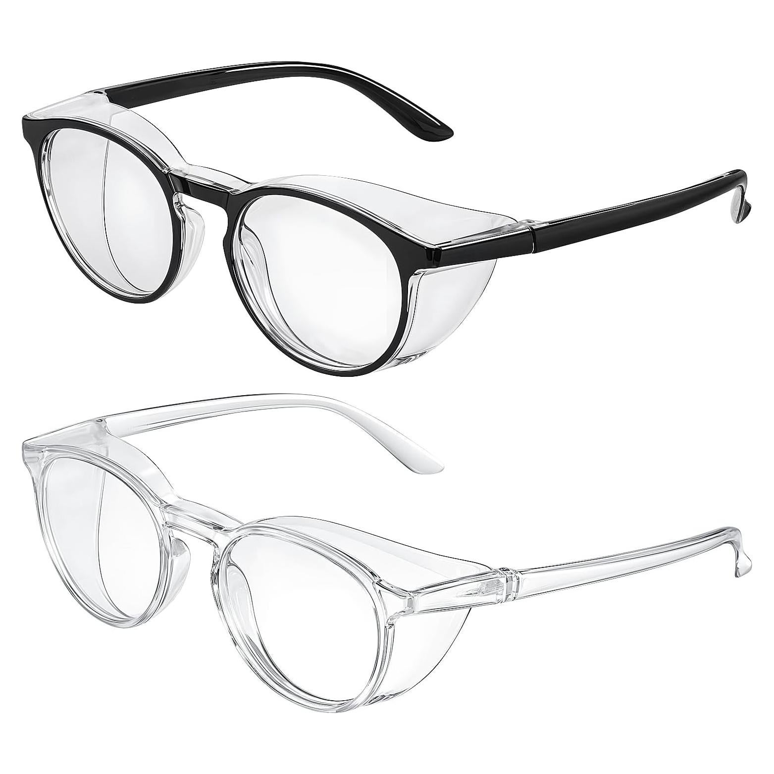 Paquete de 2 Gafas de Seguridad Antivaho TIESOME UV y Luz Azul