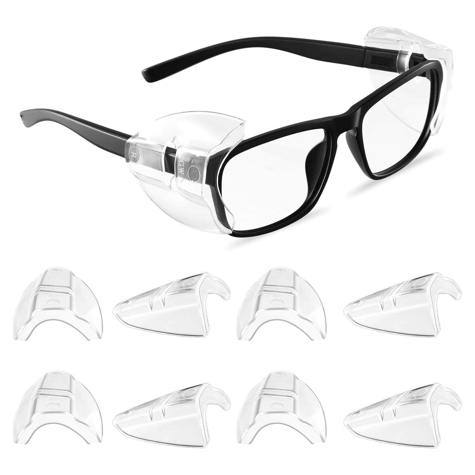 4 Pares de Protectores Laterales para Gafas COMNICO Transparentes