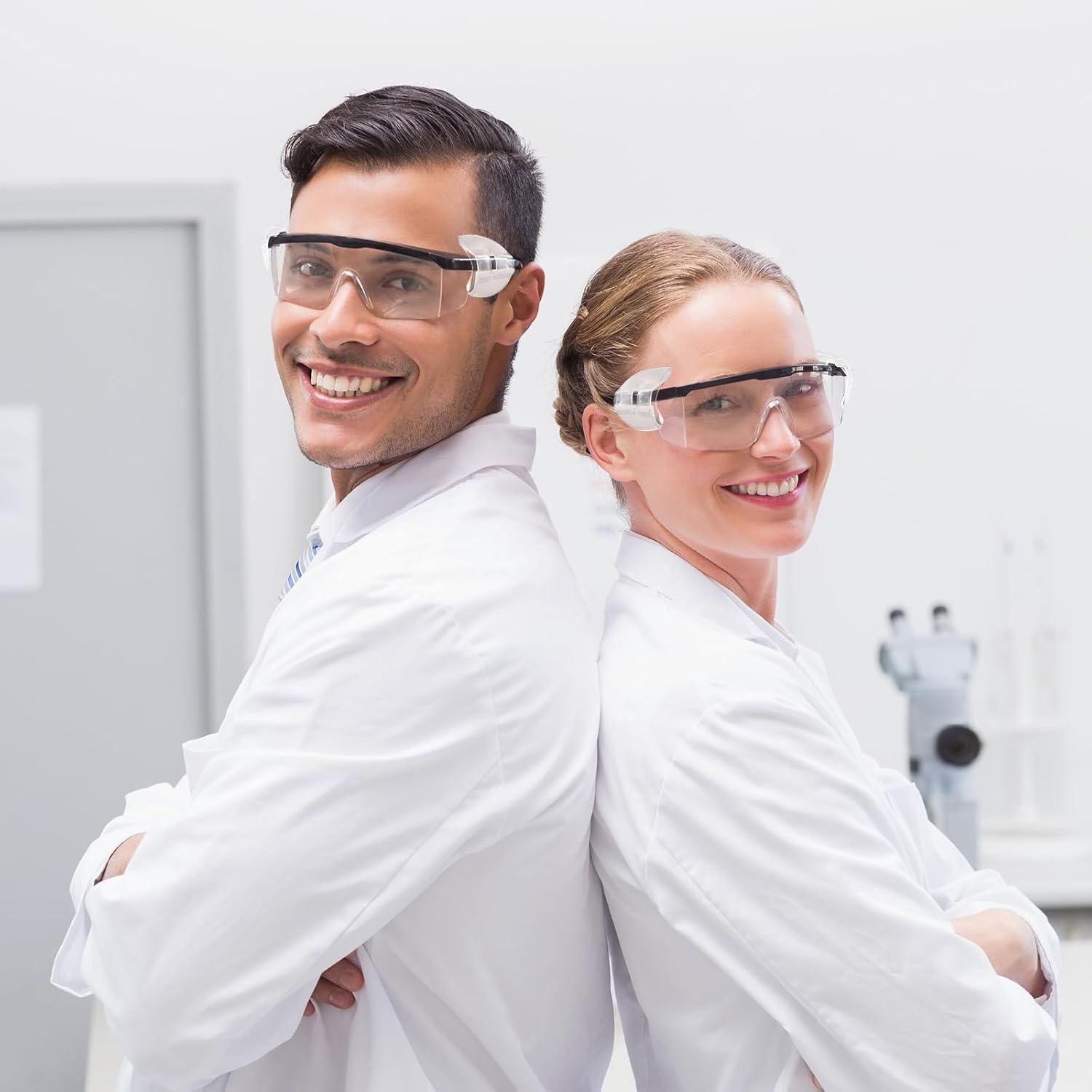 4 Pares de Protectores Laterales para Gafas COMNICO Transparentes