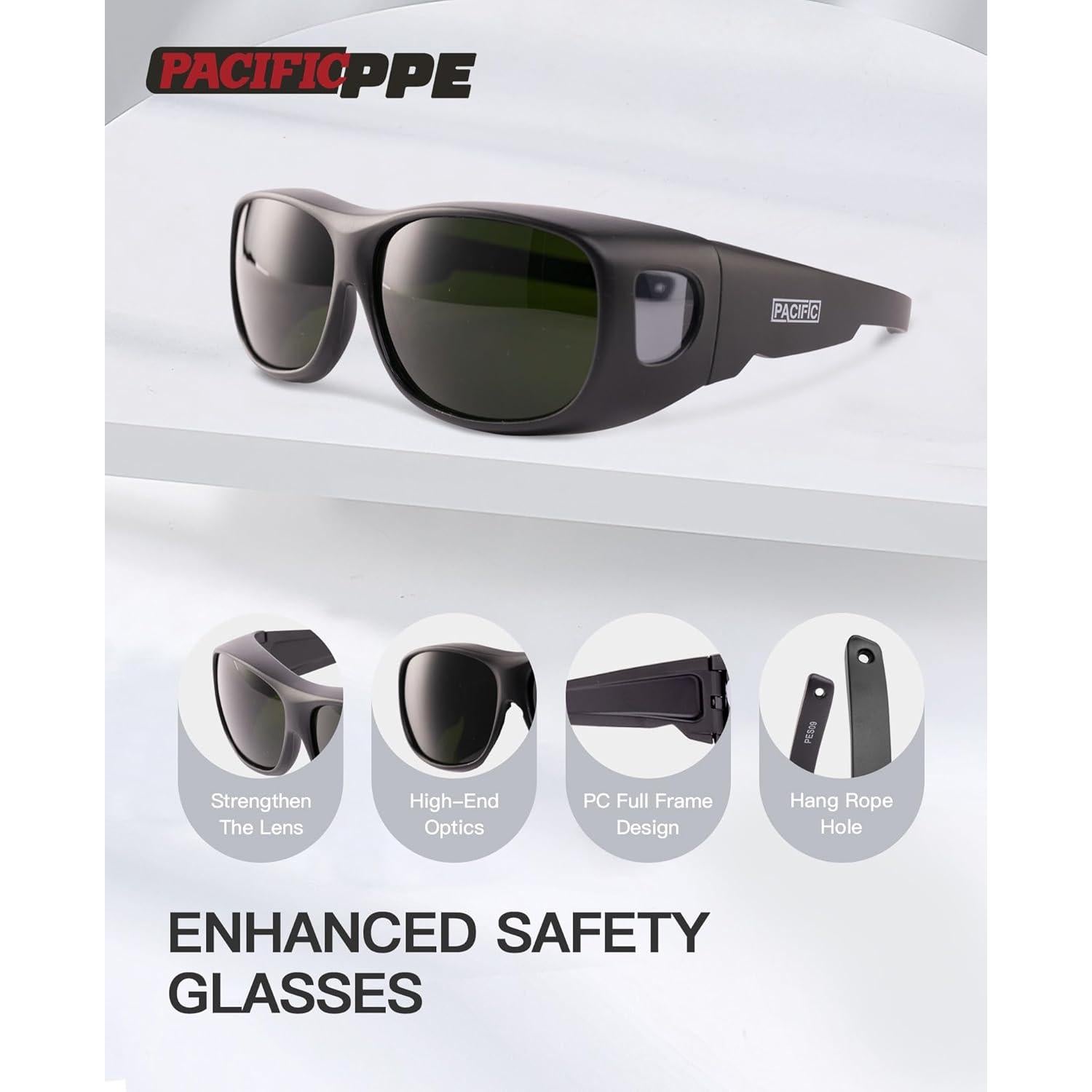 Gafas de Soldadura PACIFIC PPE IR5, Protección UV, Antiarañazos