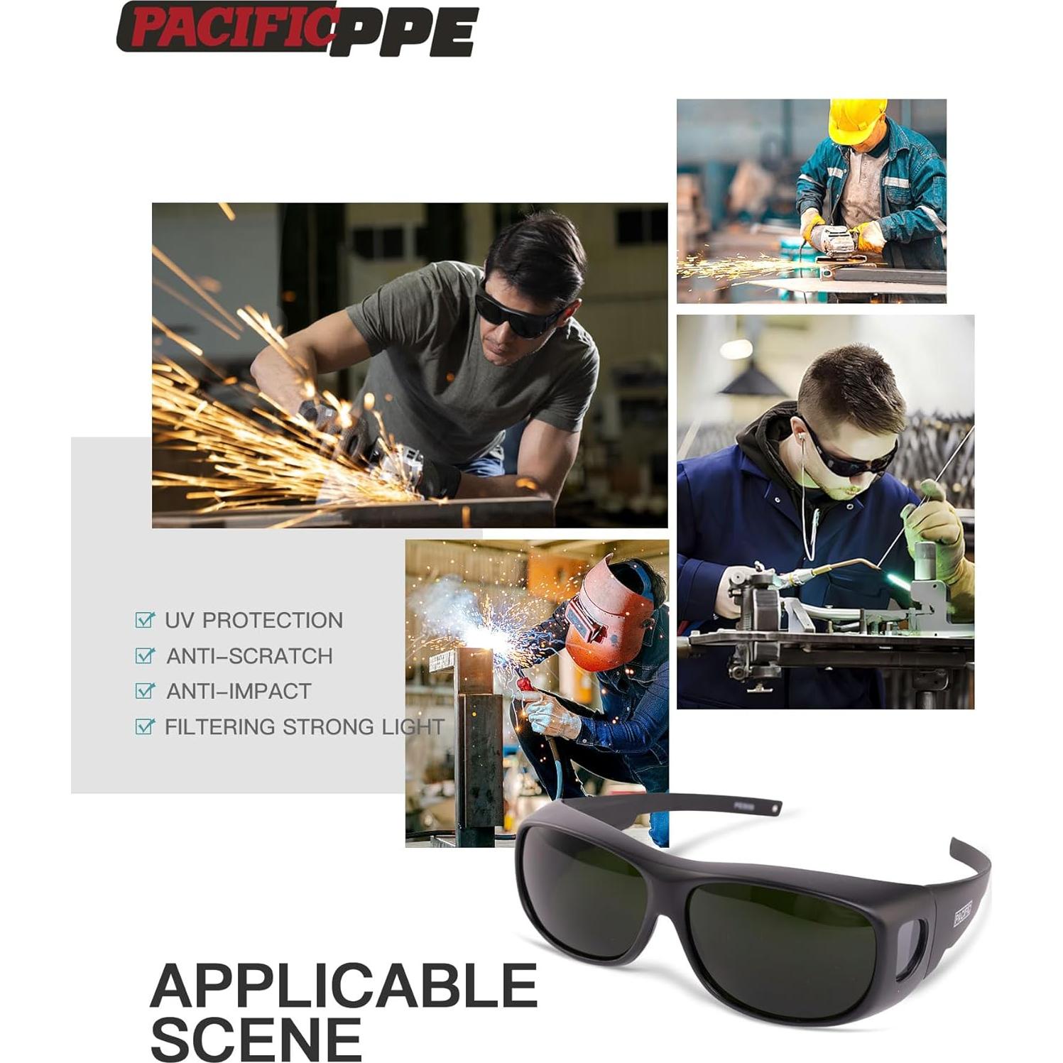 Gafas de Soldadura PACIFIC PPE IR5, Protección UV, Antiarañazos