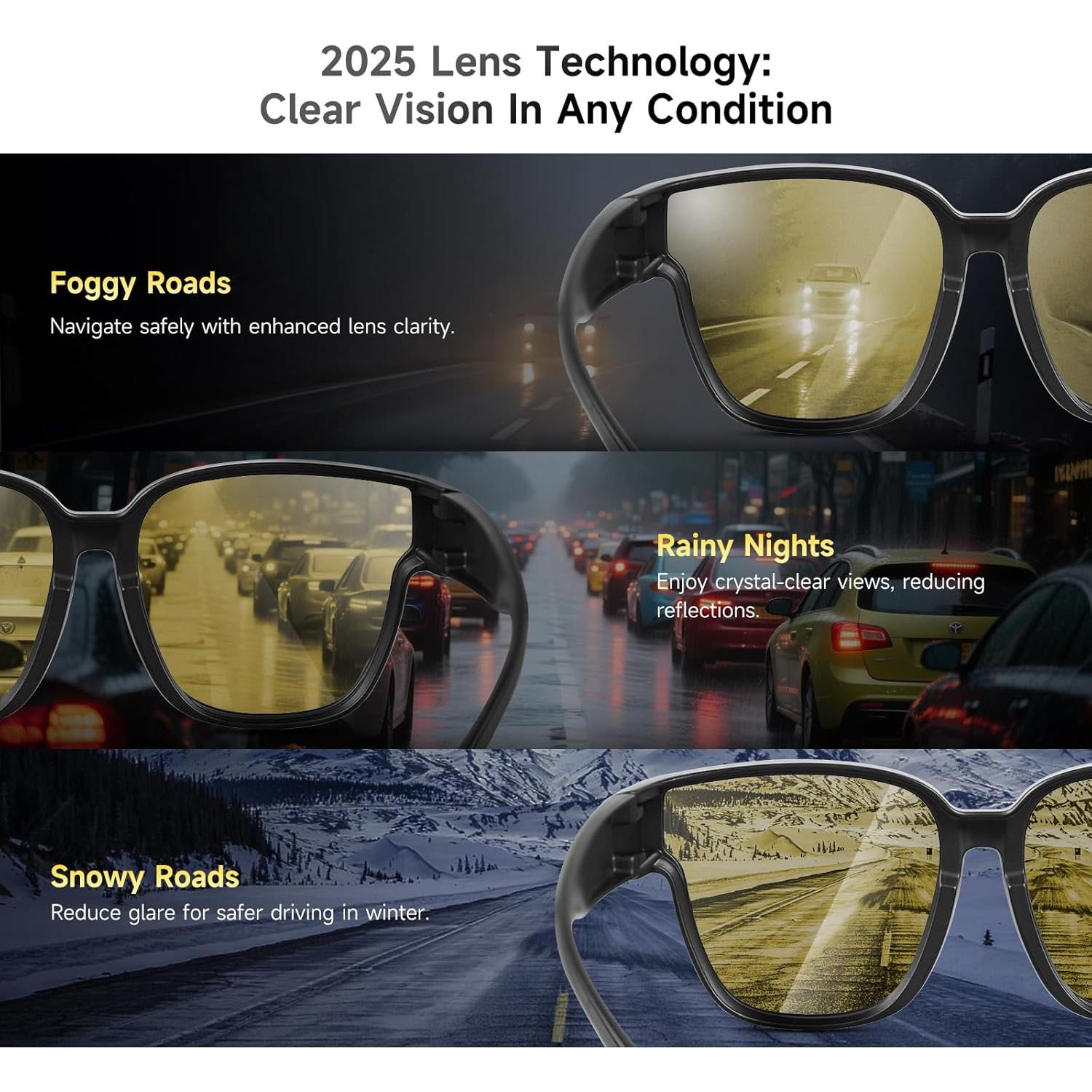 Gafas de sol polarizadas UV400 para conducir - FO-12