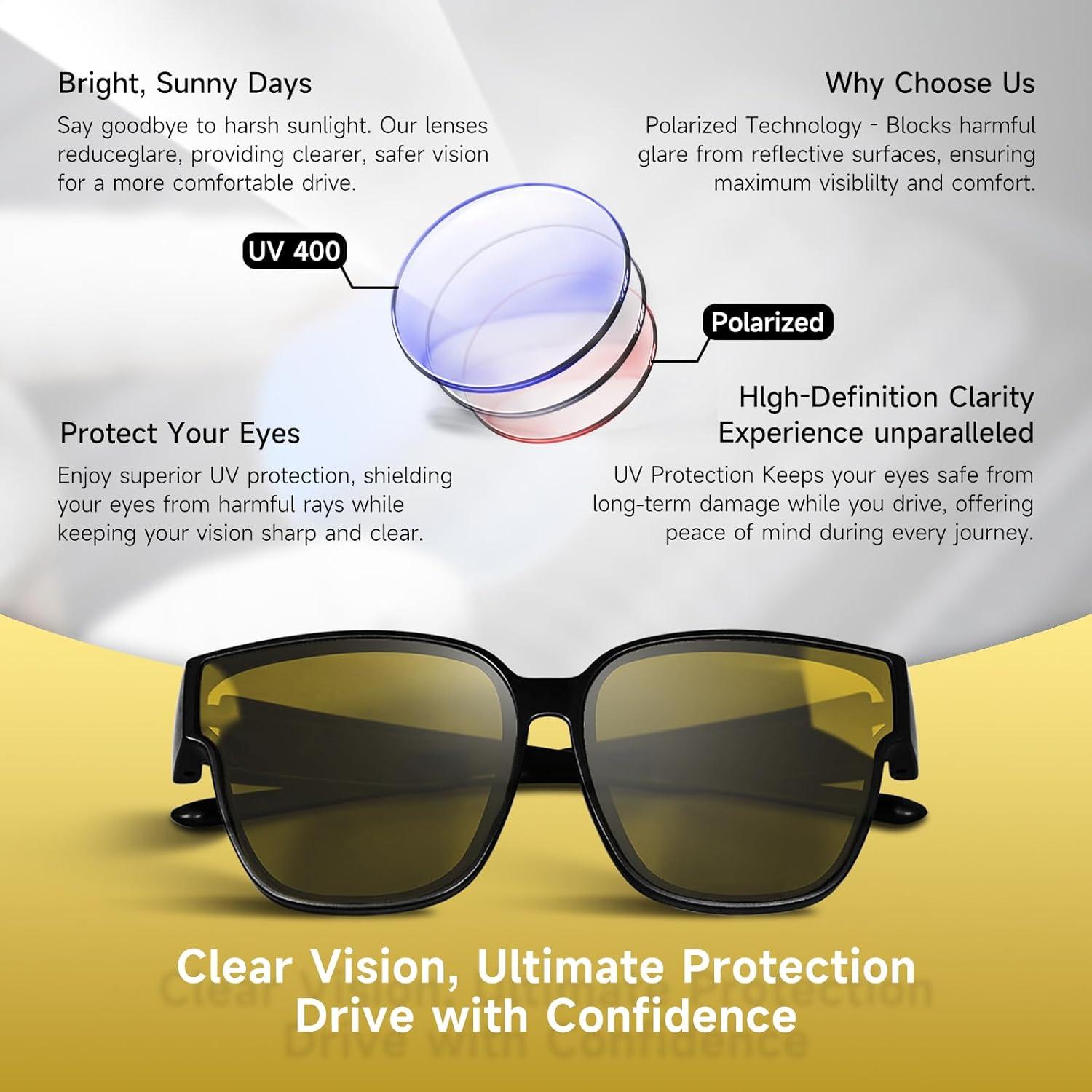 Gafas de sol polarizadas UV400 para conducir - FO-12