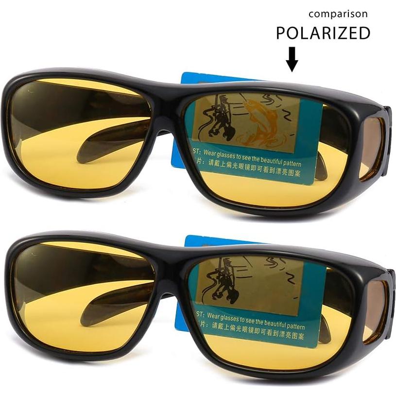 Gafas de Prescripción Unisex HD Gemgoo - 2 Piezas Día y Noche