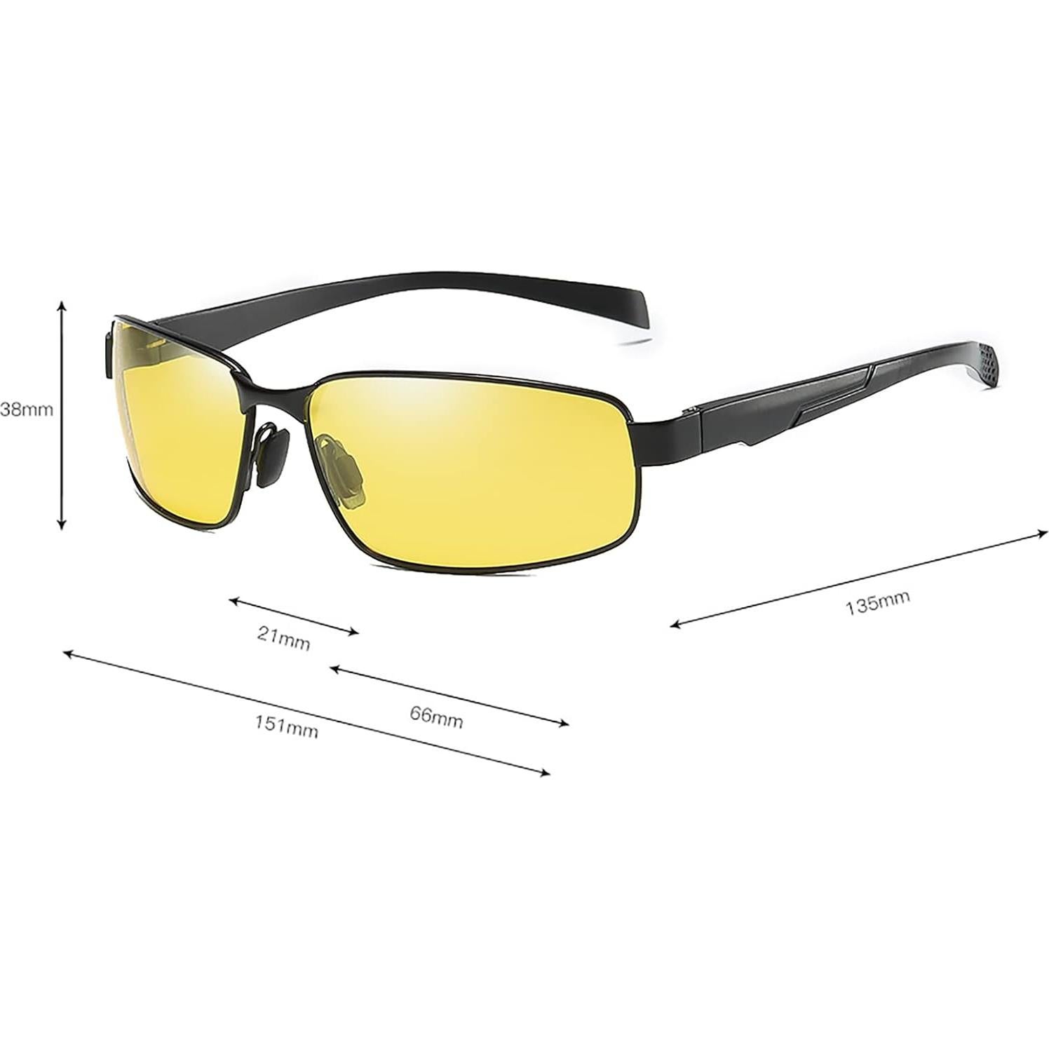 Gafas de Sol Polarizadas Laureles con Visión Nocturna 2.5x