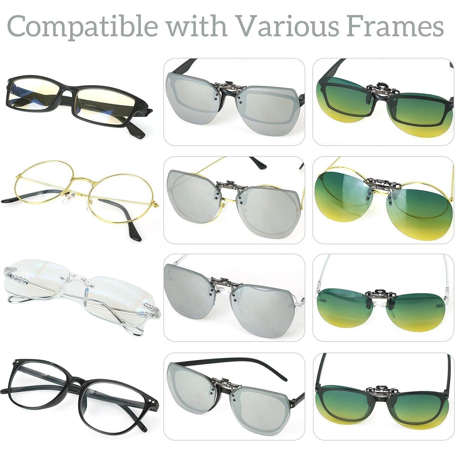 Gafas de sol clip-on polarizadas ESSSO - 2 pares UV400