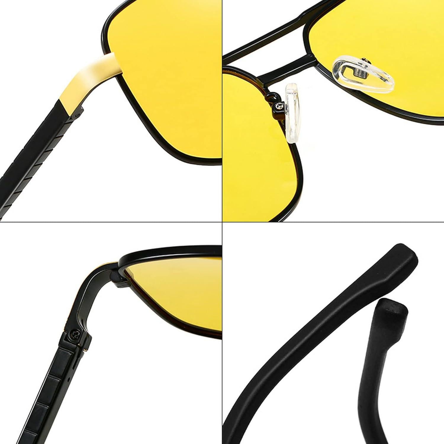 Gafas de Sol Polarizadas Laureles para Hombre 1.5x Visión Nocturna
