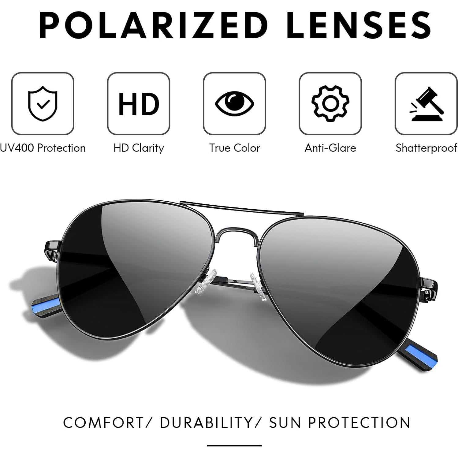 Gafas de sol DADA-PRO polarizadas aviador unisex UV400