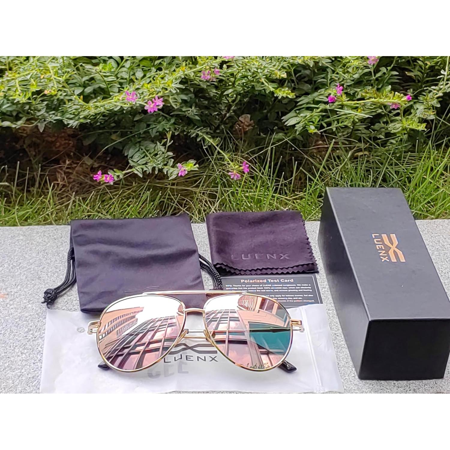 Gafas de Sol LUENX Aviador Unisex Polarizadas UV400 60mm