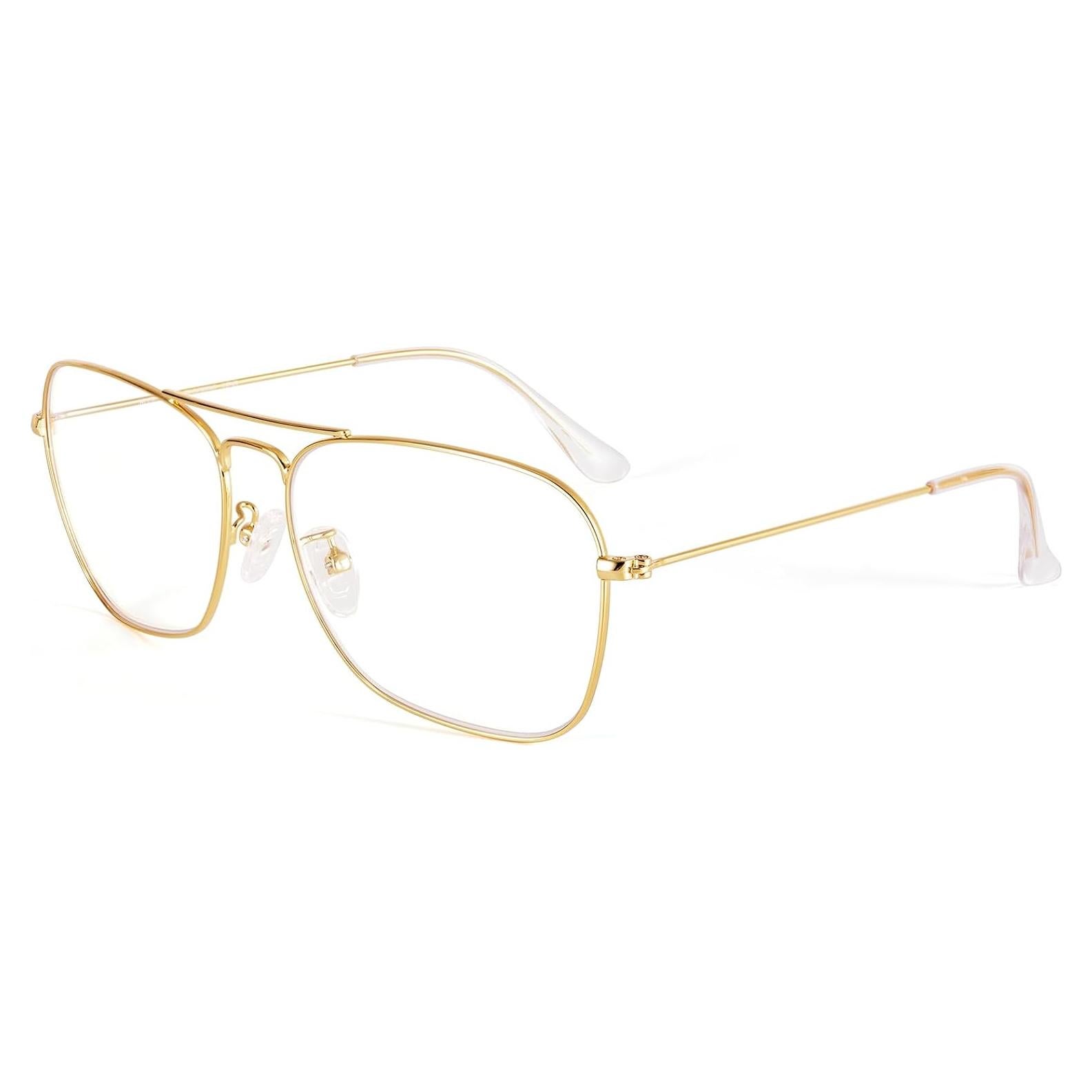 Gafas de sol polarizadas IOHLNG unisex, estilo clásico, metal