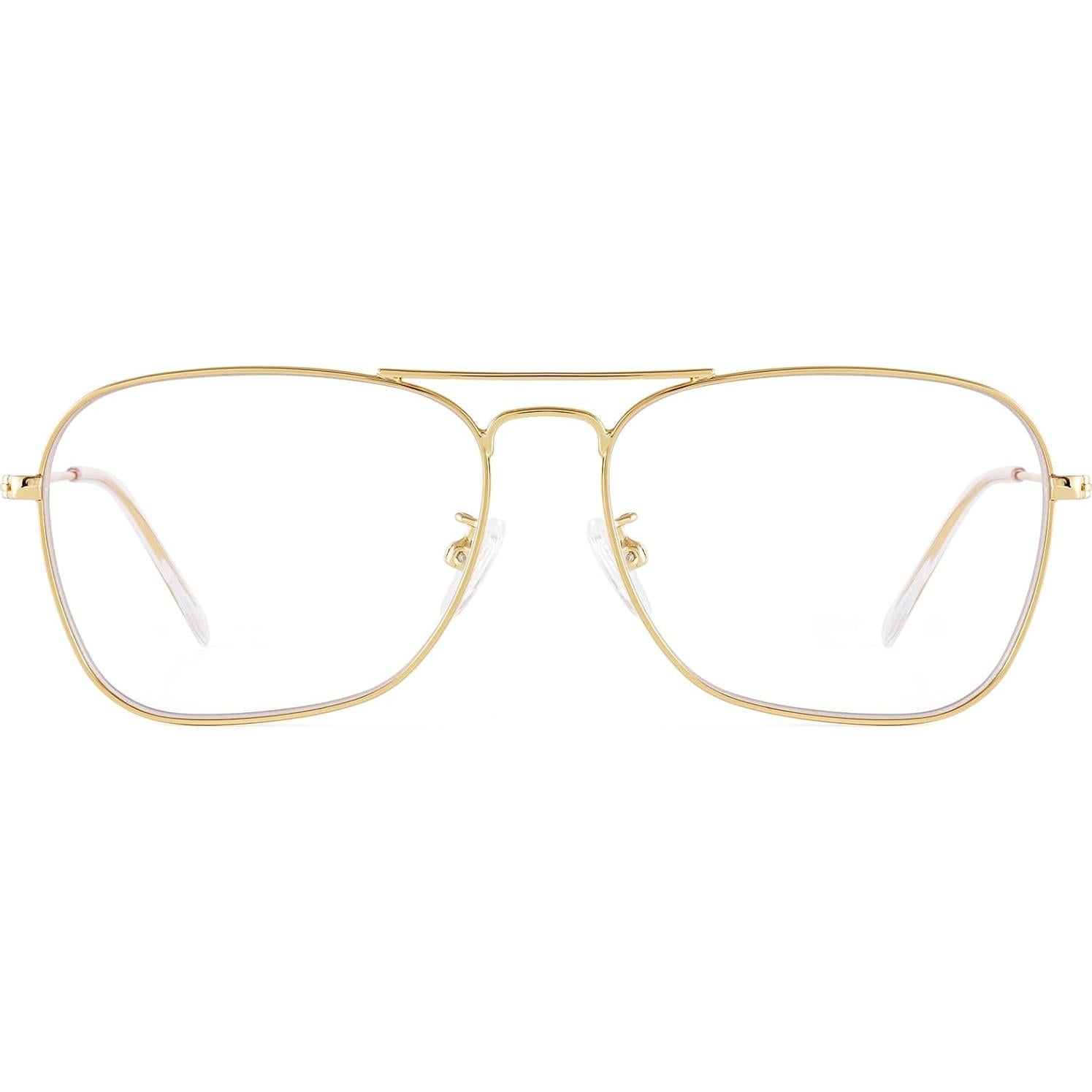 Gafas de sol polarizadas IOHLNG unisex, estilo clásico, metal